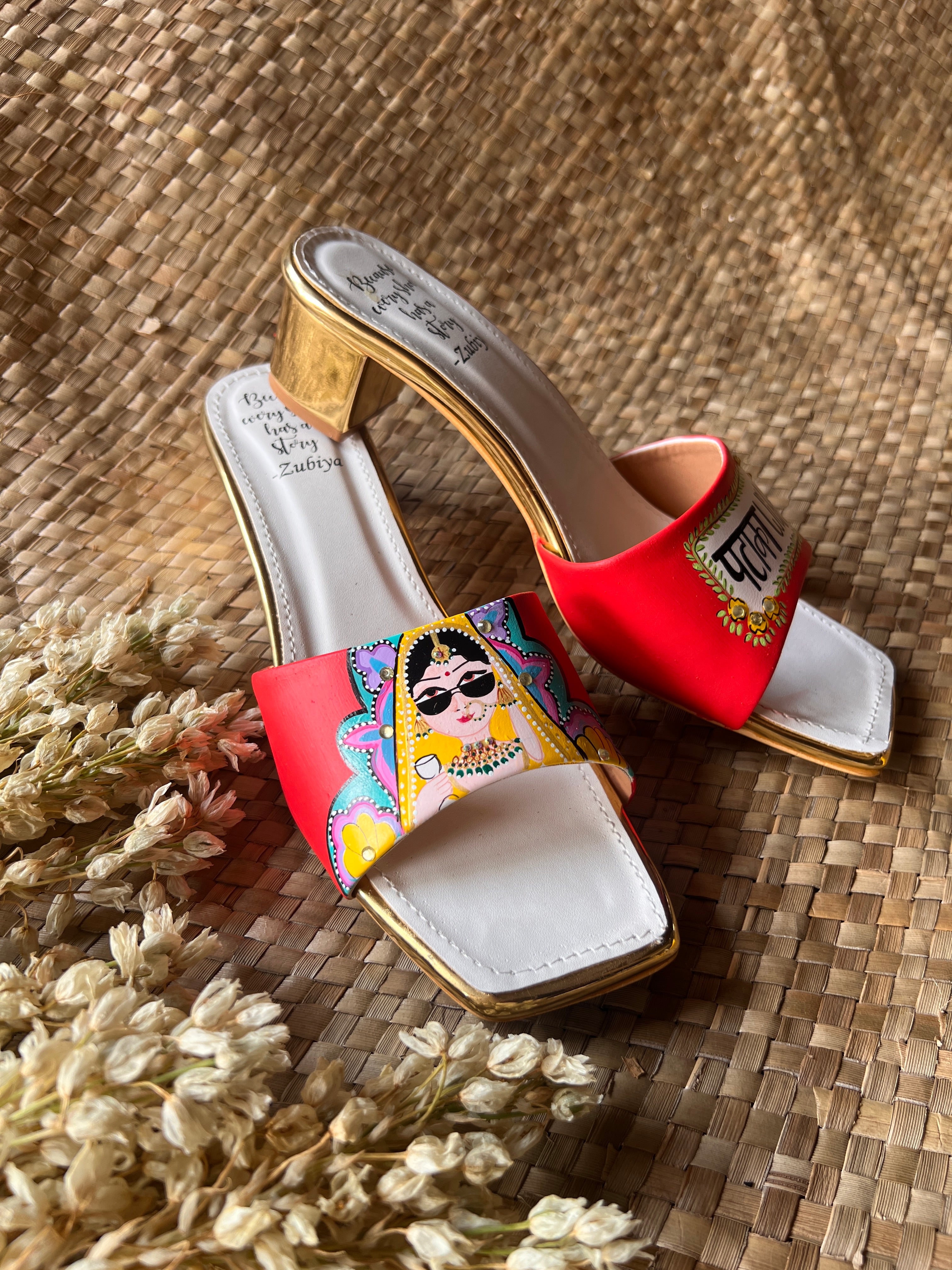 Pataka Wifey coral red Heels