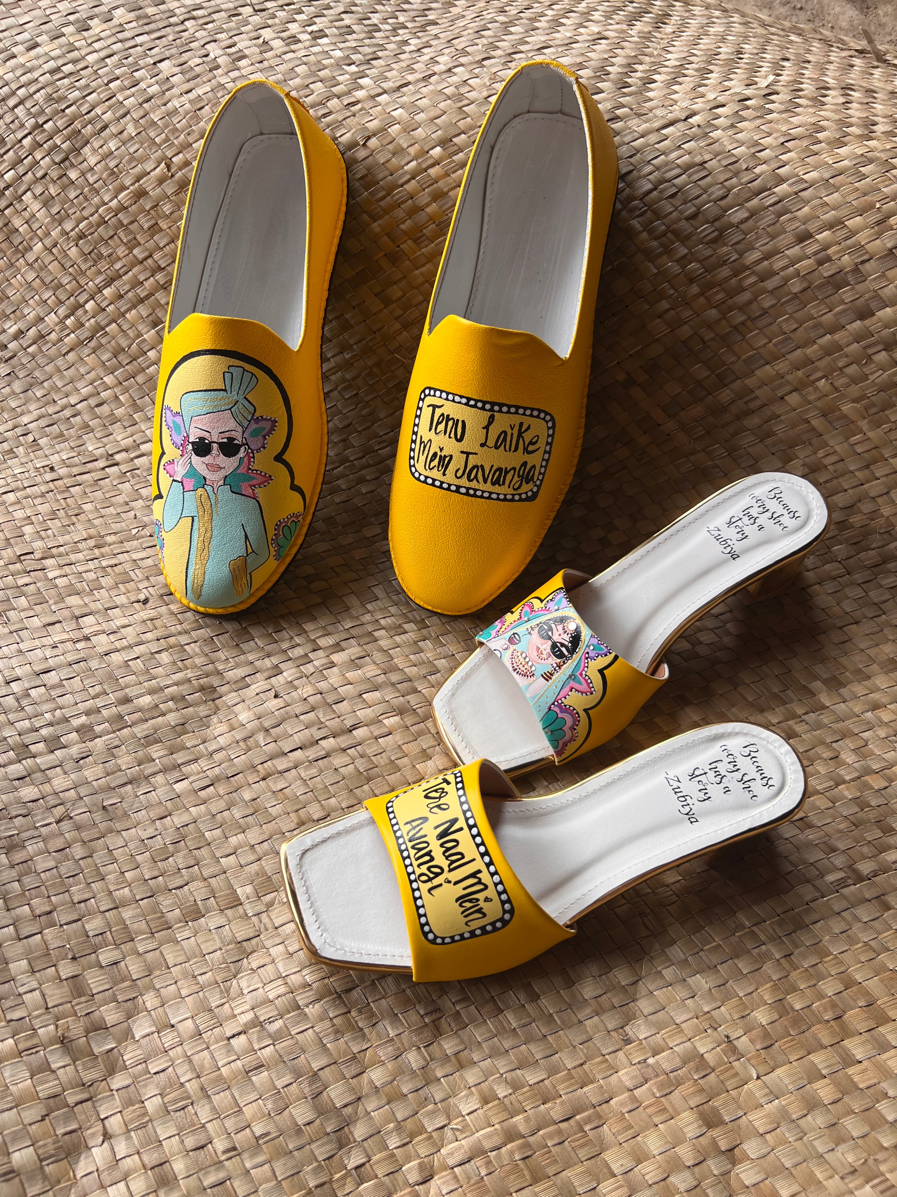 Entire Yellow swag couple combo