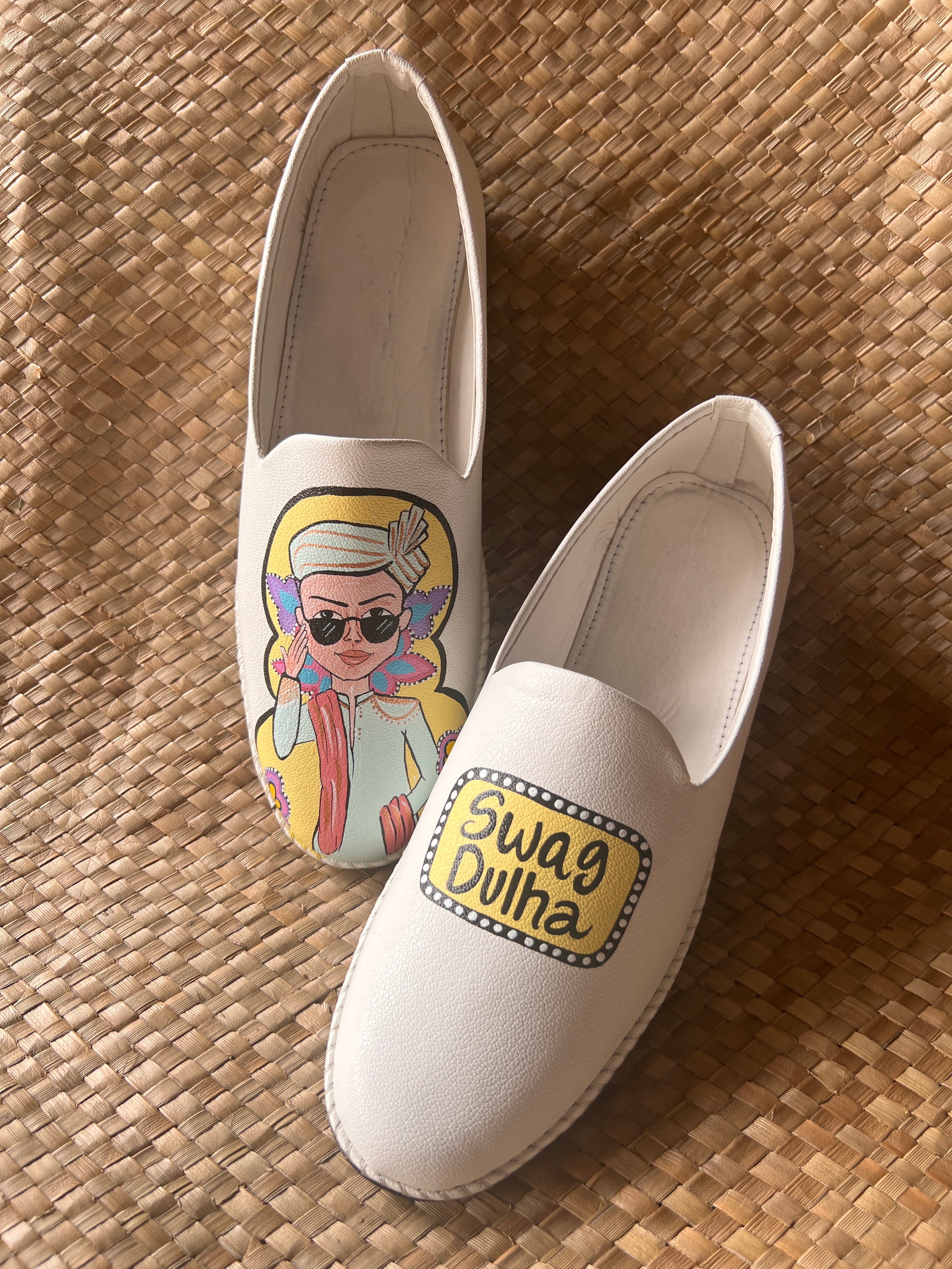 White-lime swag dulha  mojirs