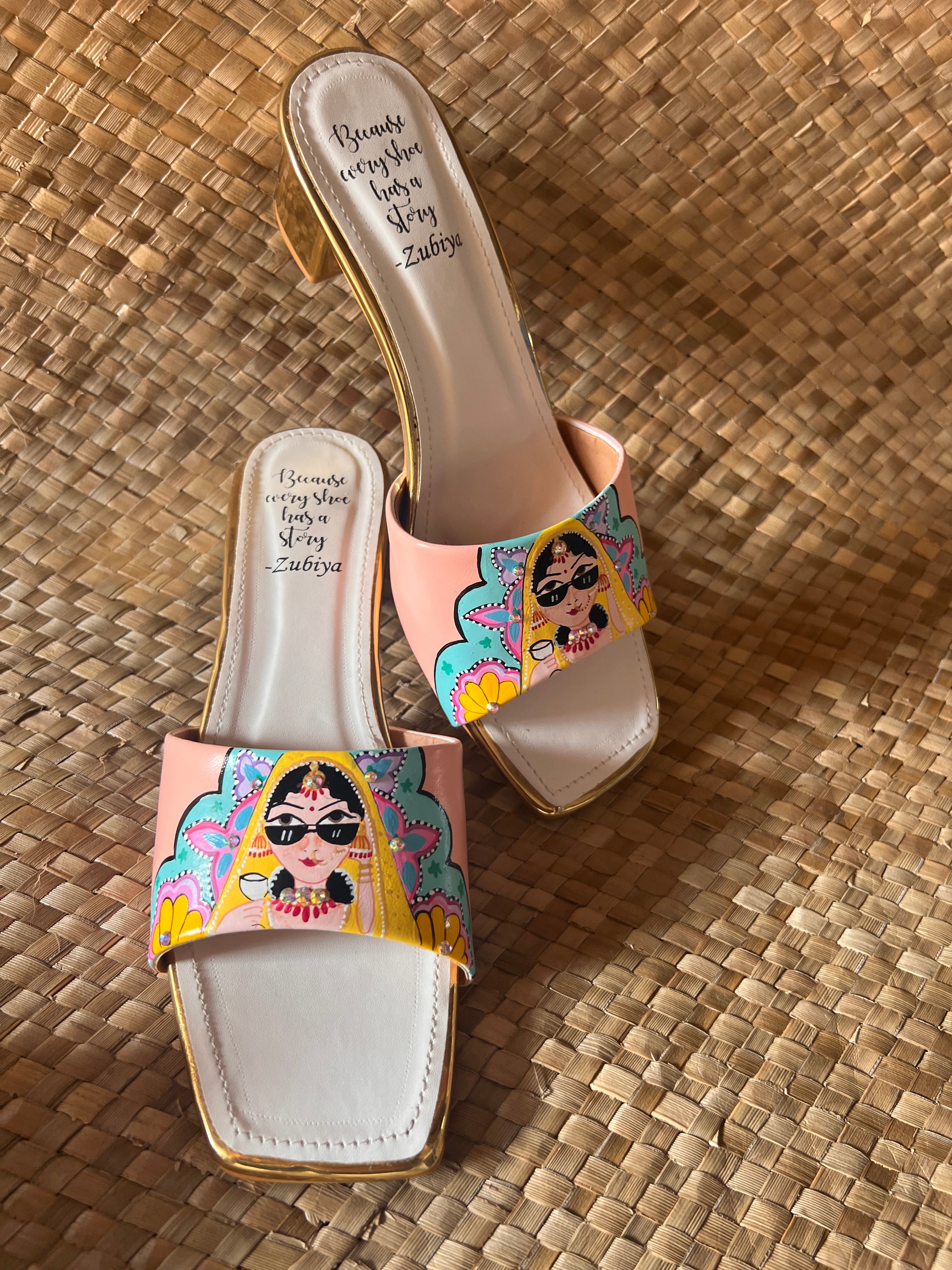 Peach swag dulhan artwork slides