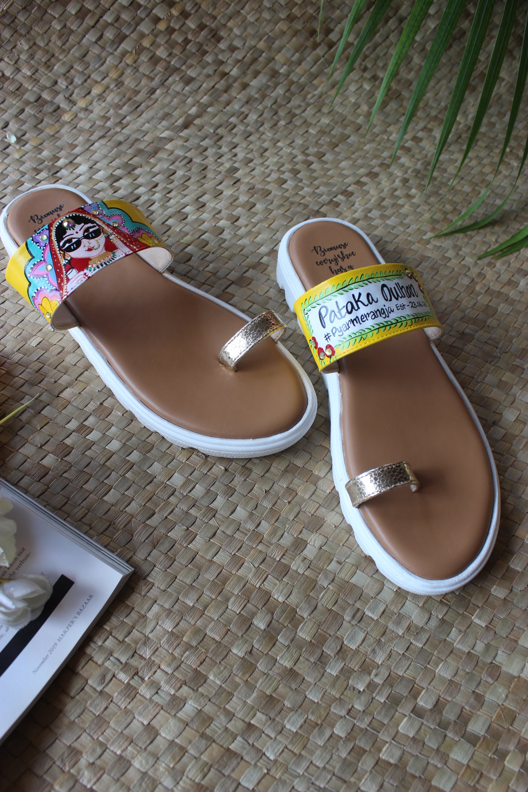 Yellow pataka dulhan kohla slides