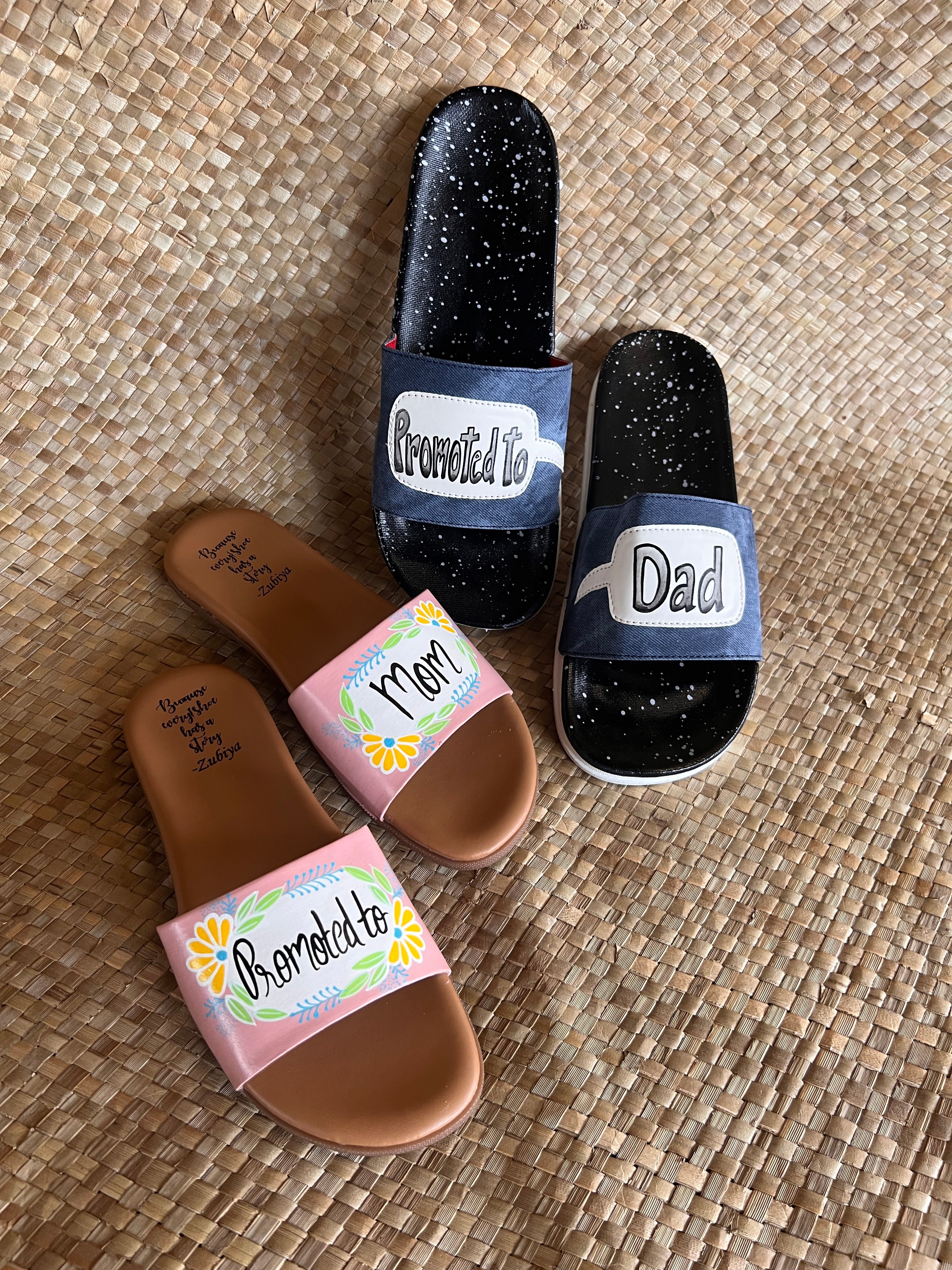 Promoted to mom- promoted to dad Slides