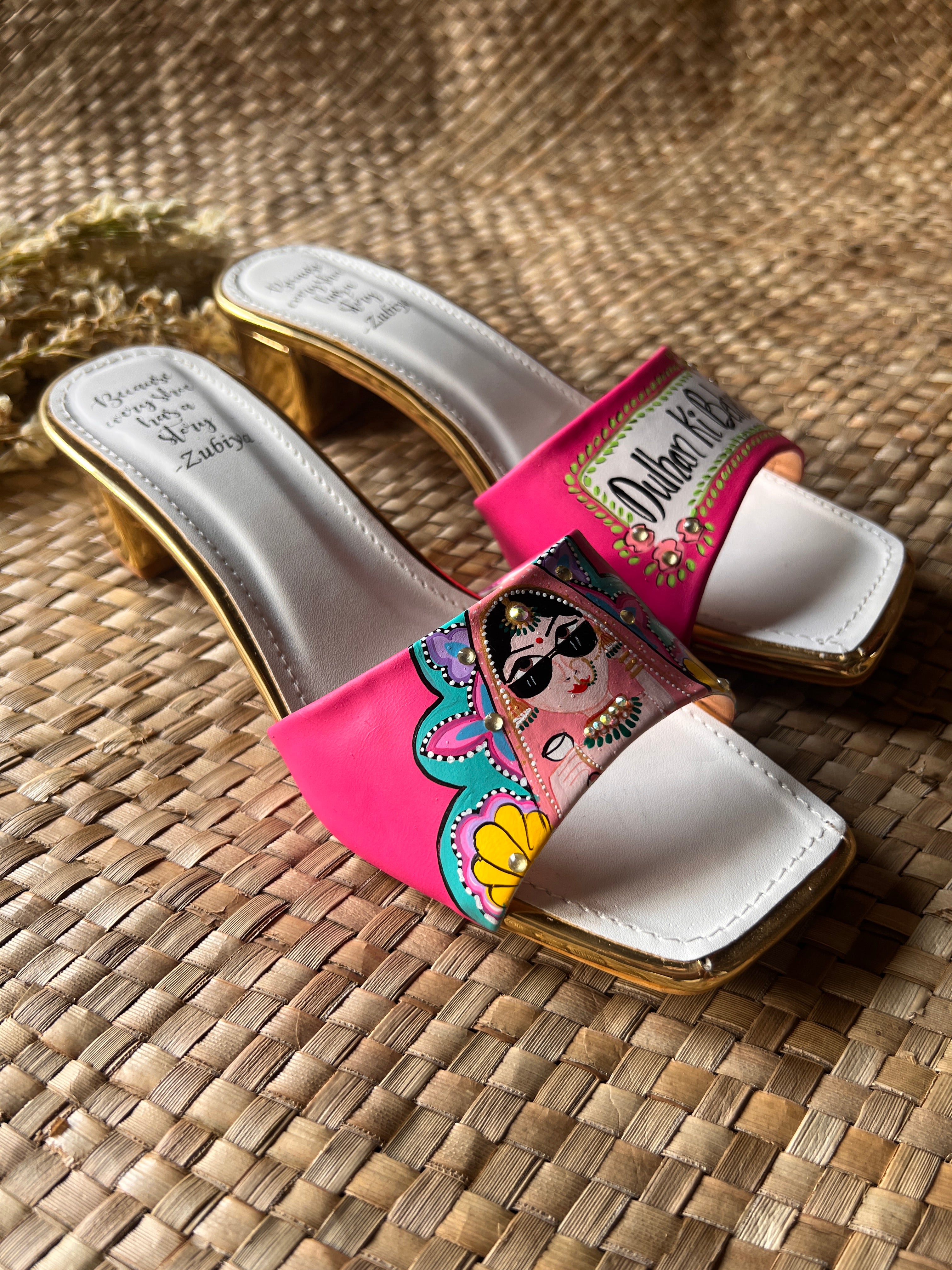 Dulhan ki behen hot pink Heels