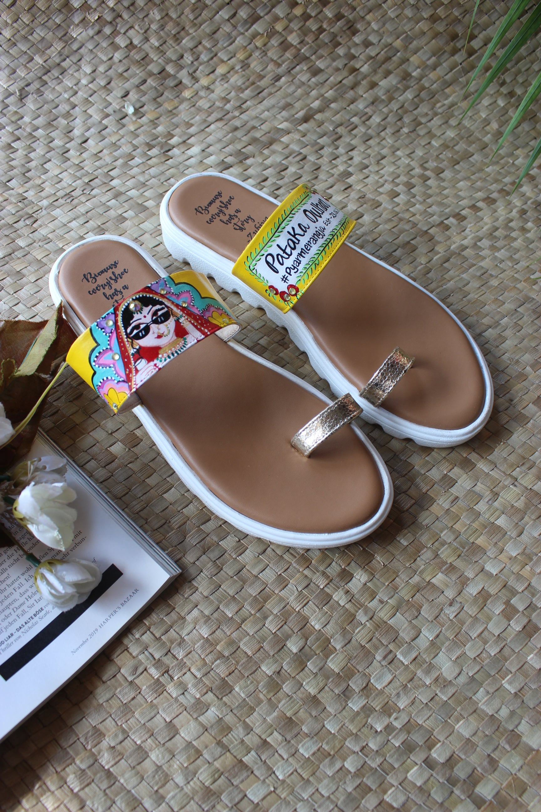 Yellow pataka dulhan kohla slides