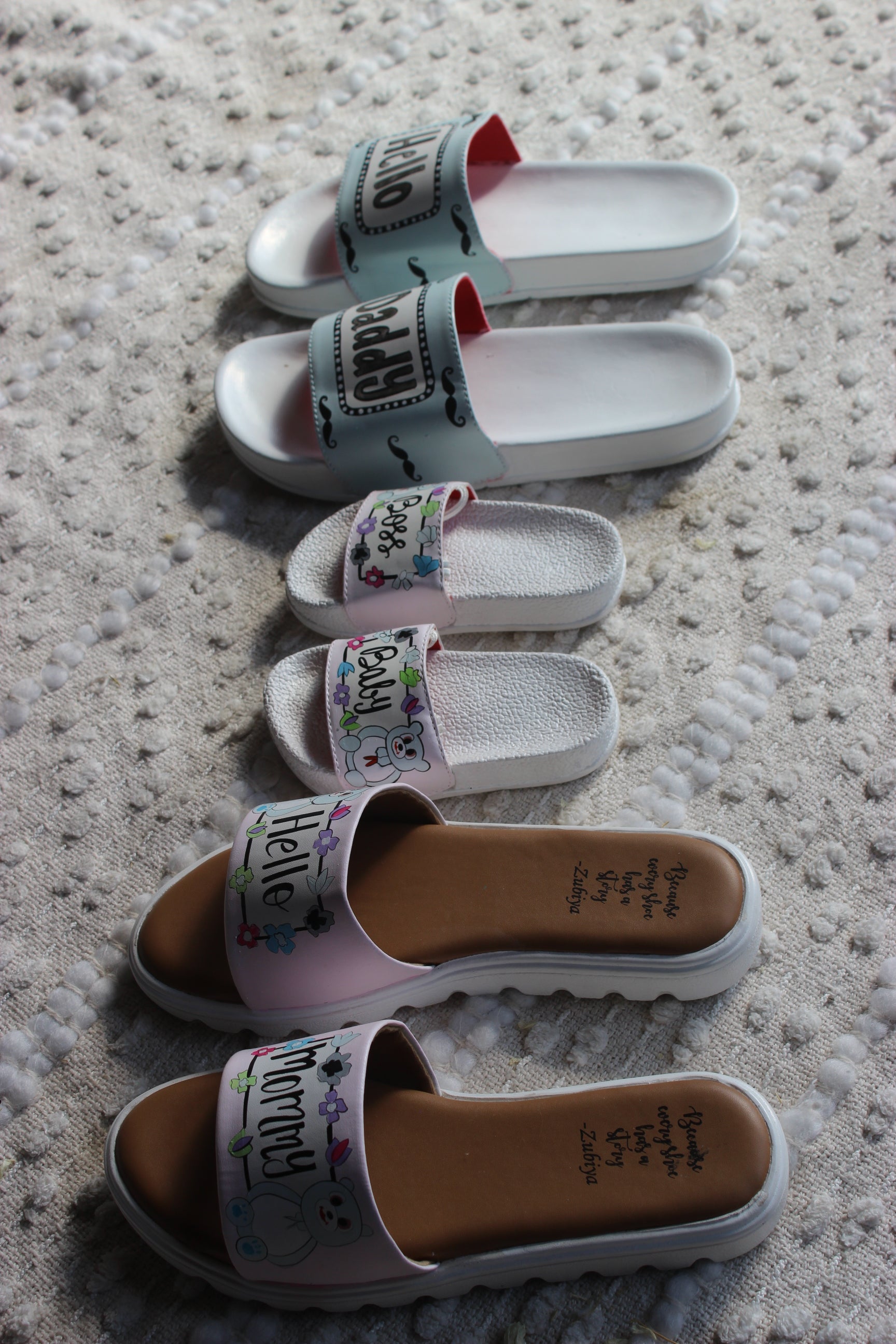 MOM-DAD-BABY- Baby shower COMBO OF THREE