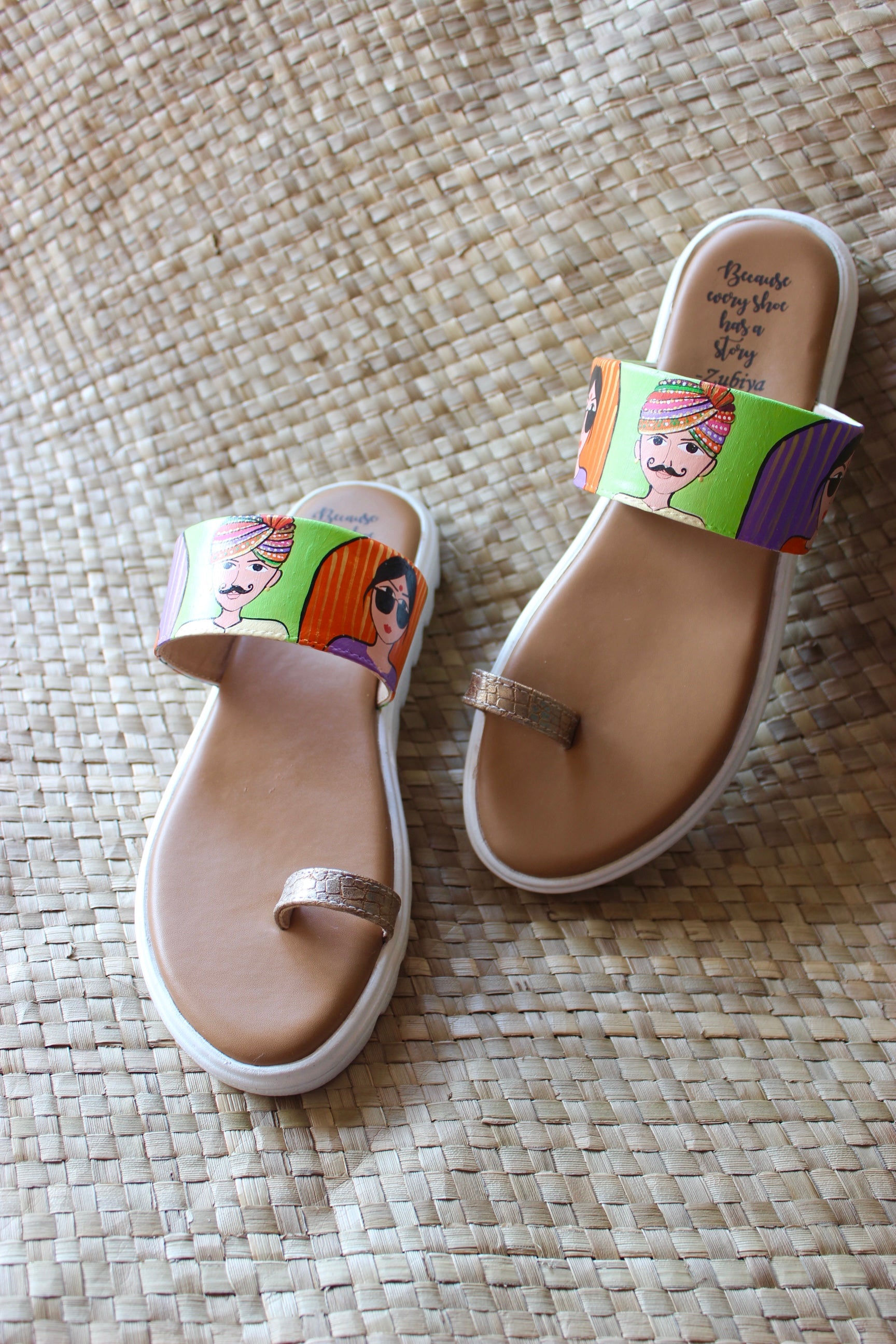 Neon Green Ethnic Thumb Zubis