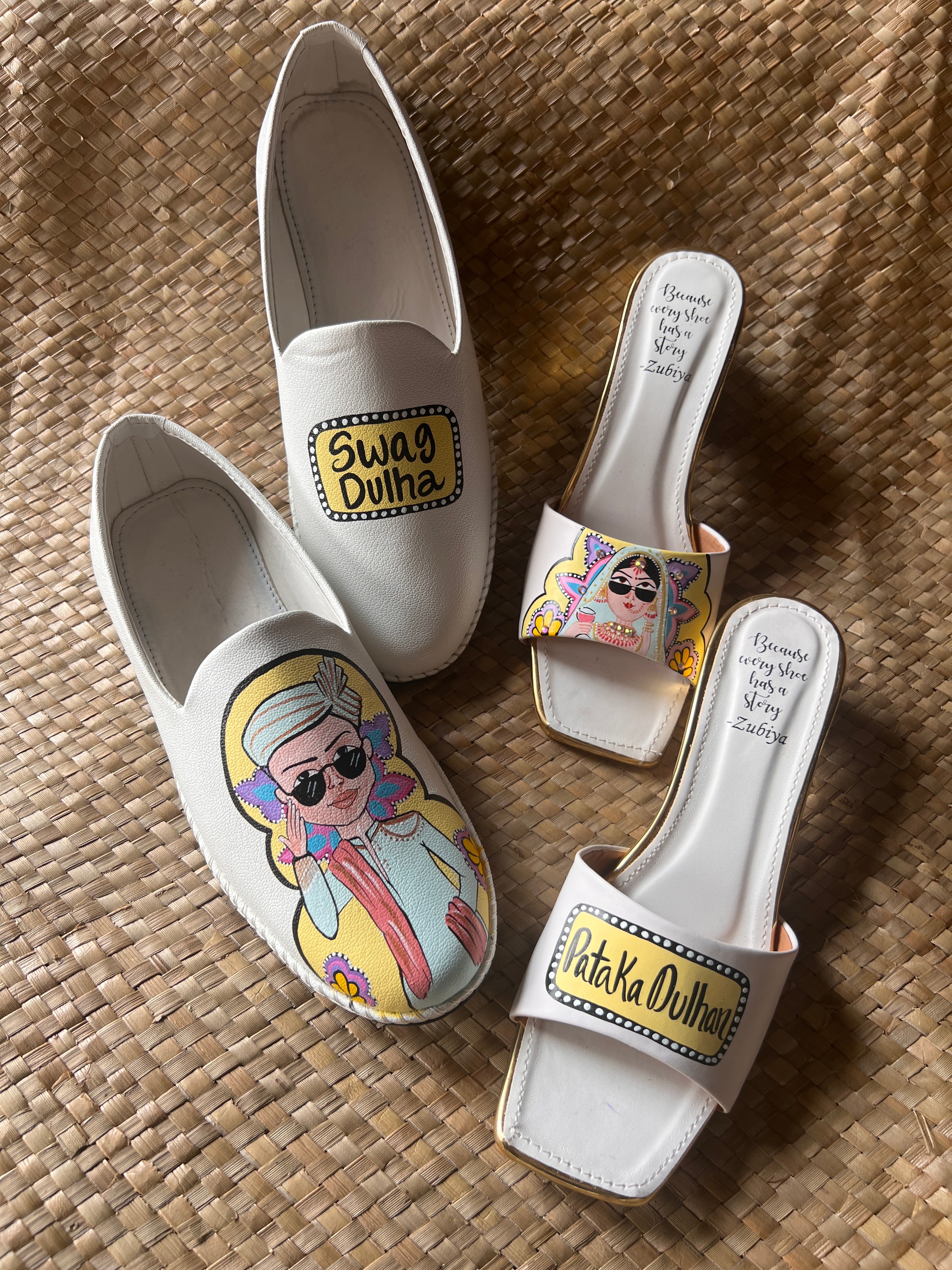 Lime-white swag couple combo