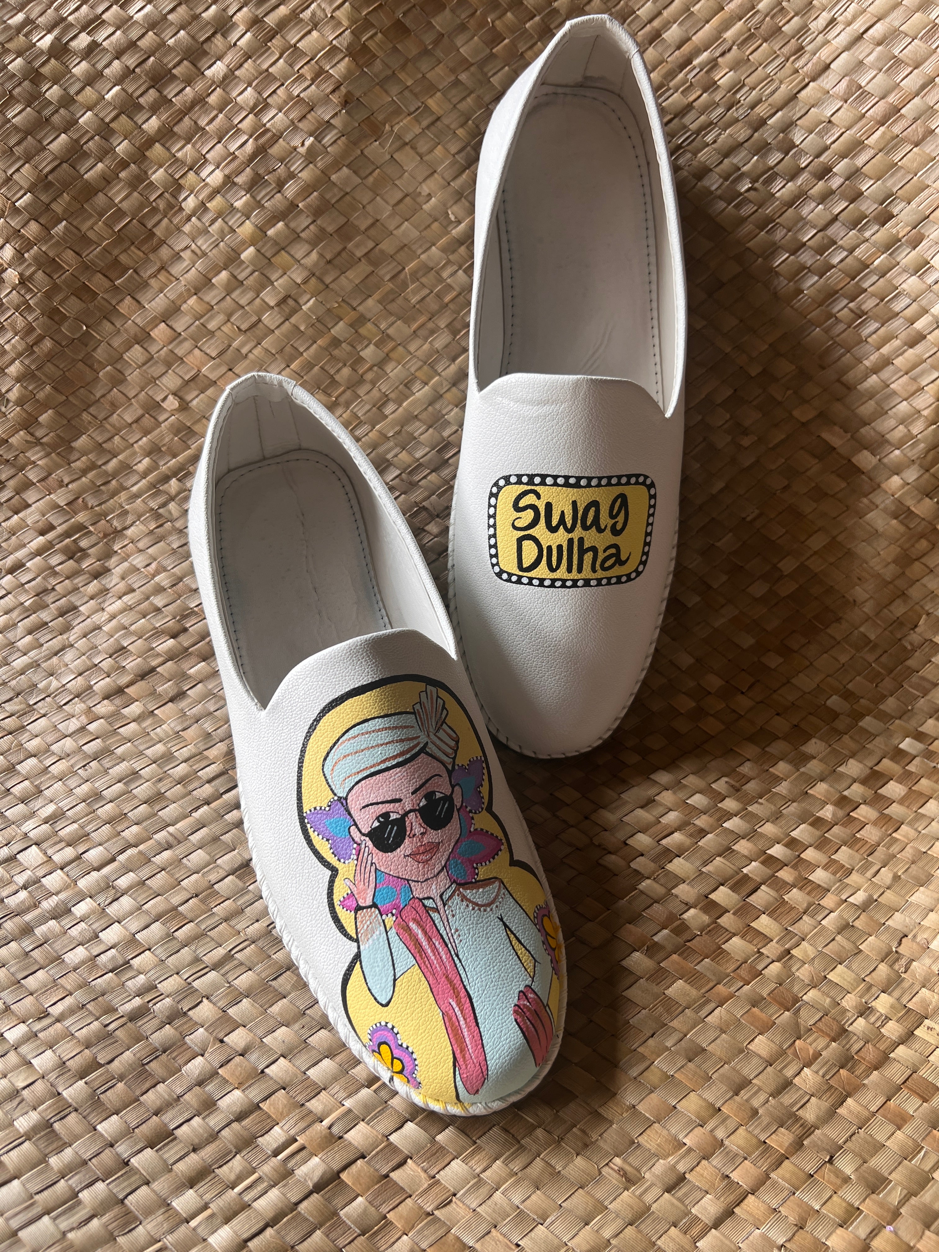 White-lime swag dulha  mojirs