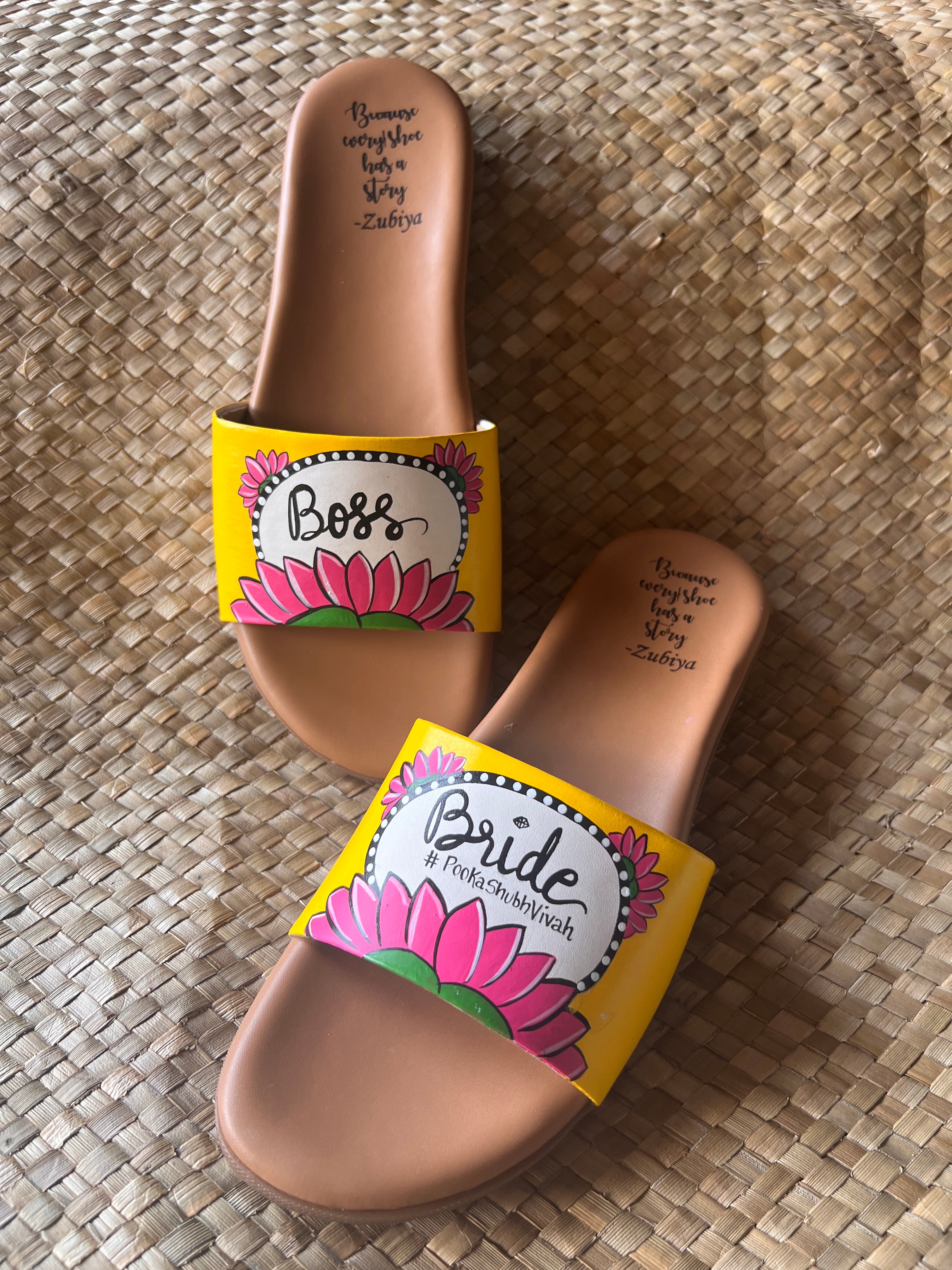 Boss bride Yellow Lotus Flats