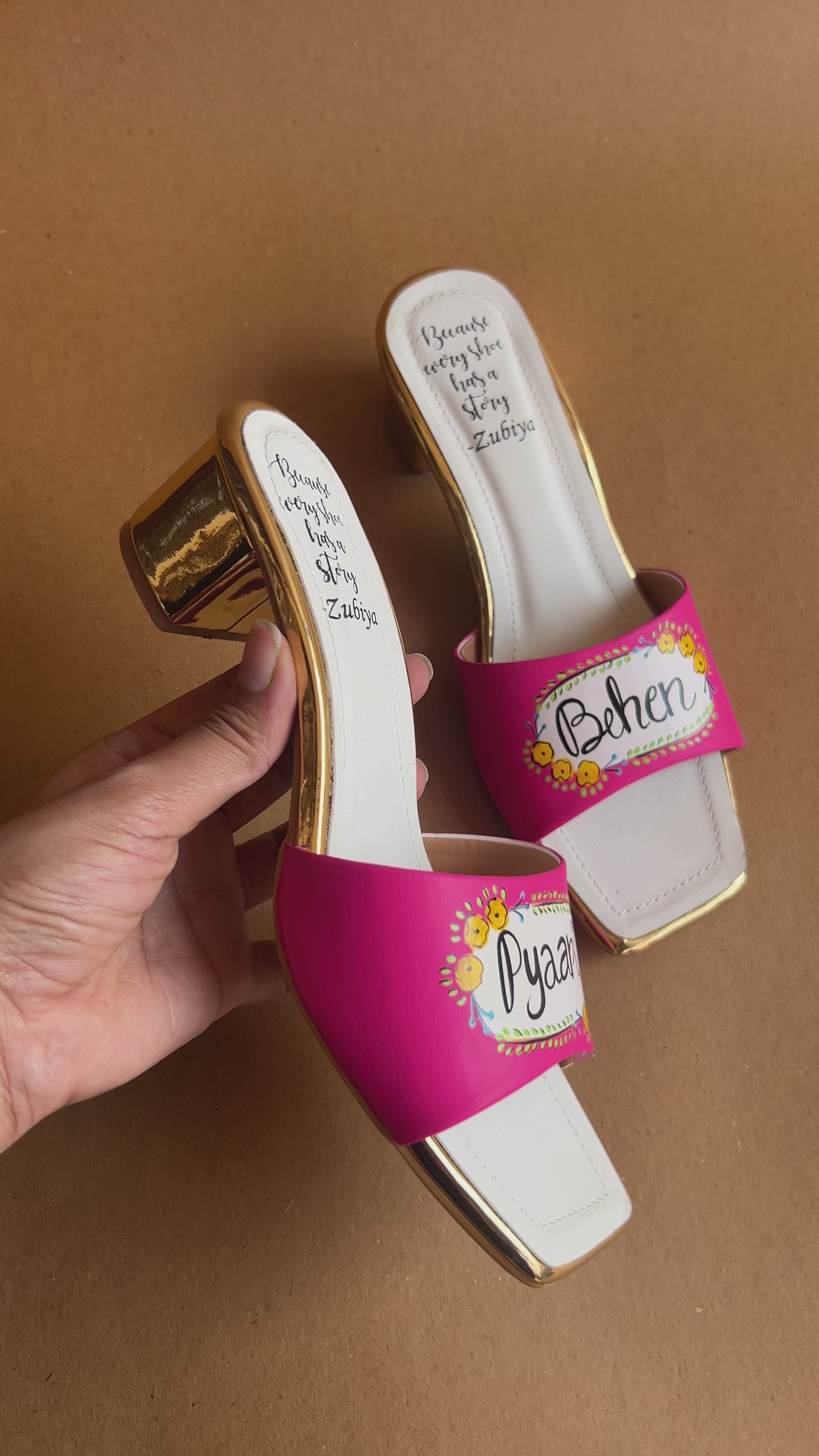 Pyari behen hot pink Heels