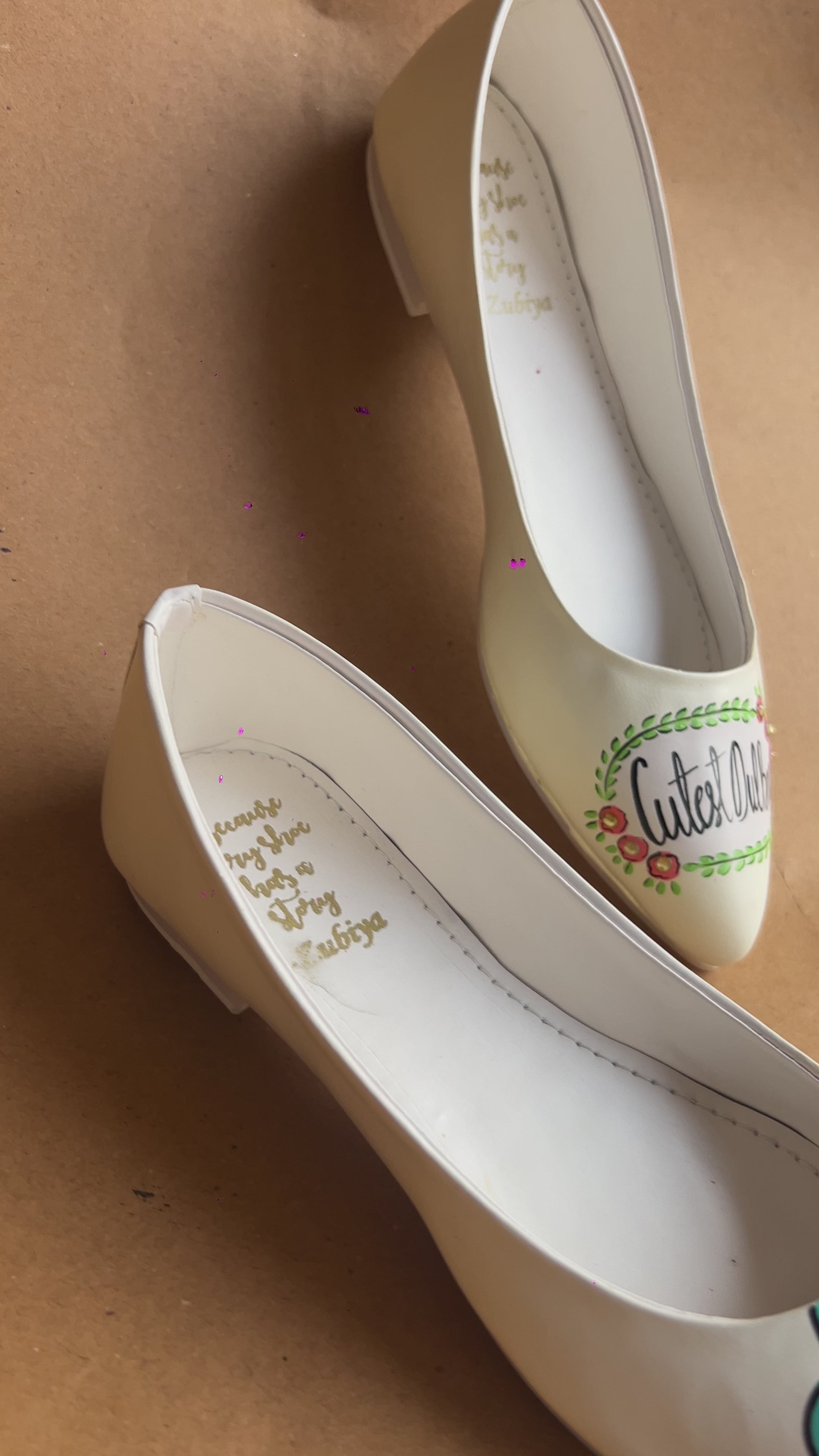 Lime yellow swag dulhan pointed juttis