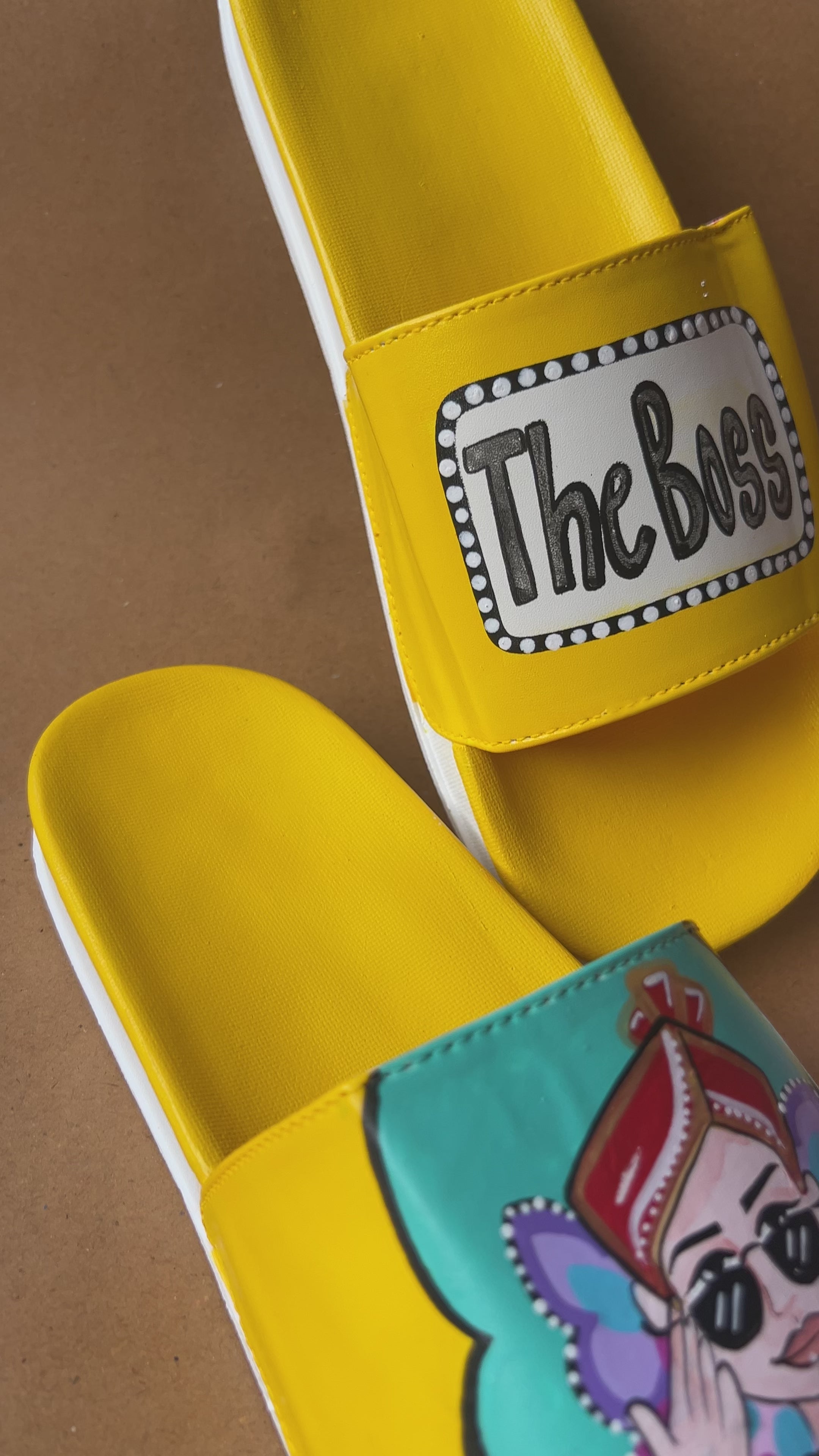 Yellow Swag Couple Flats Combo