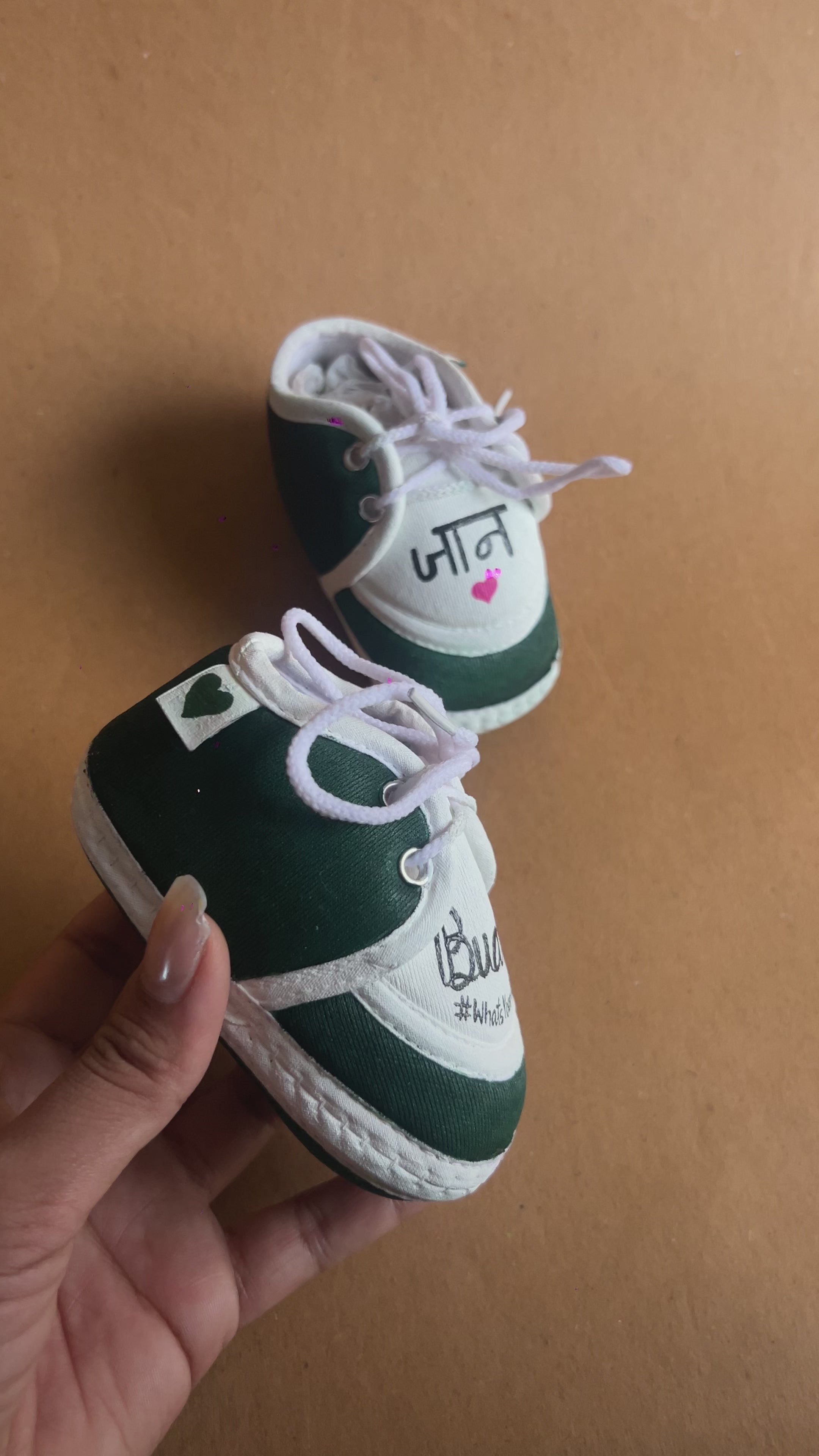 New born 6-12 months baby custom booties