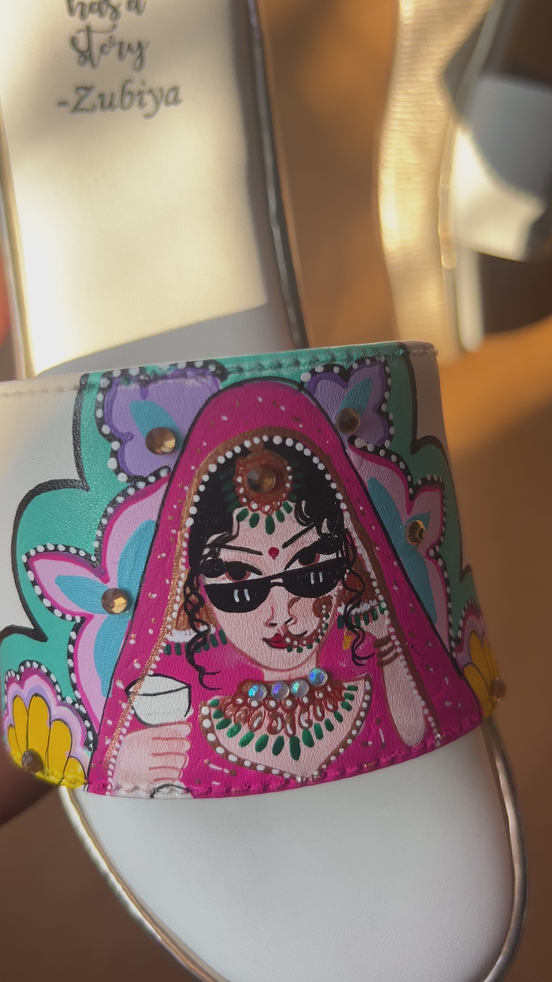 3 inch white golden wedges swag dulhan heels