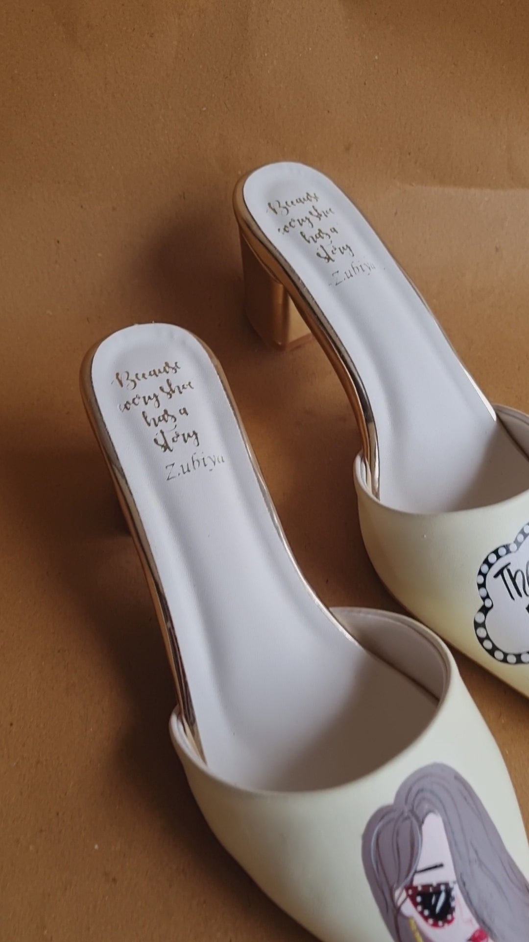 Lime yellow 2 inch mules