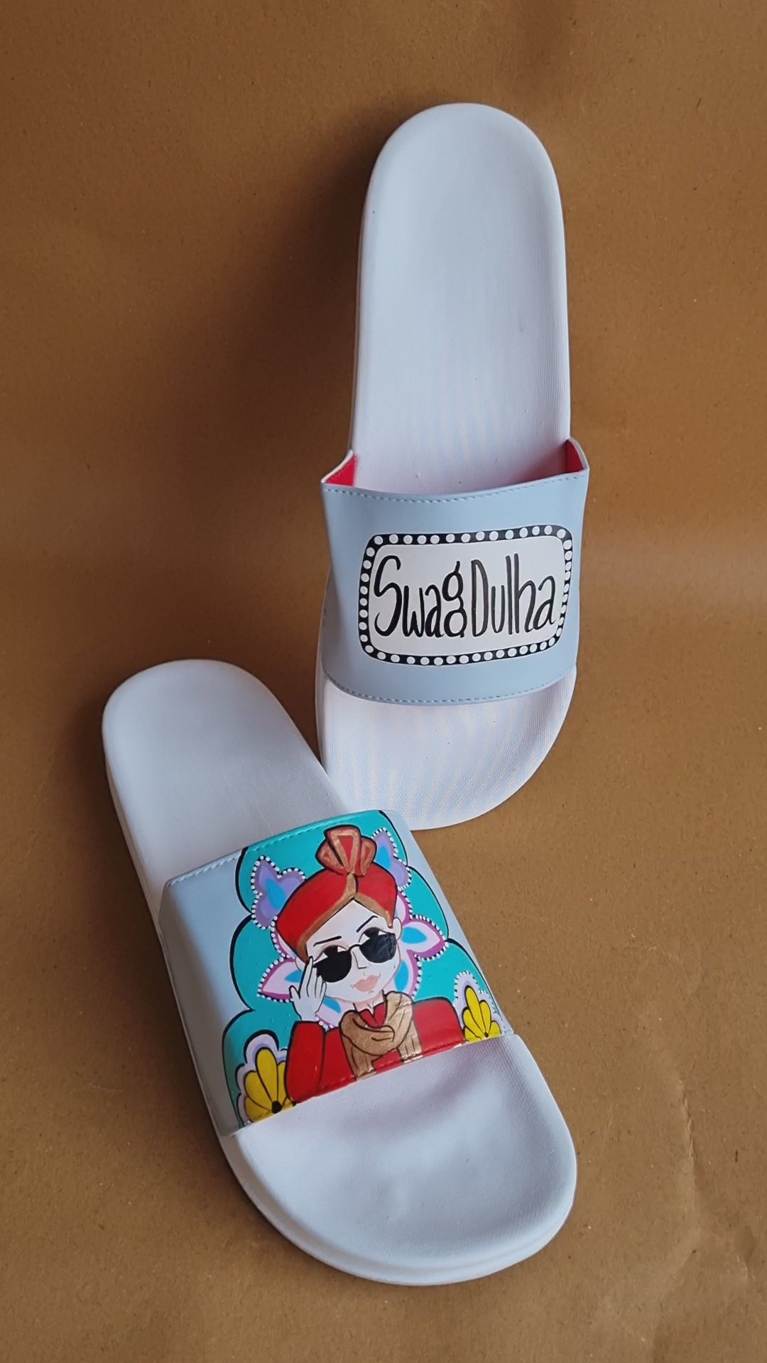 Swag Dulha Artwork powder blue Slide