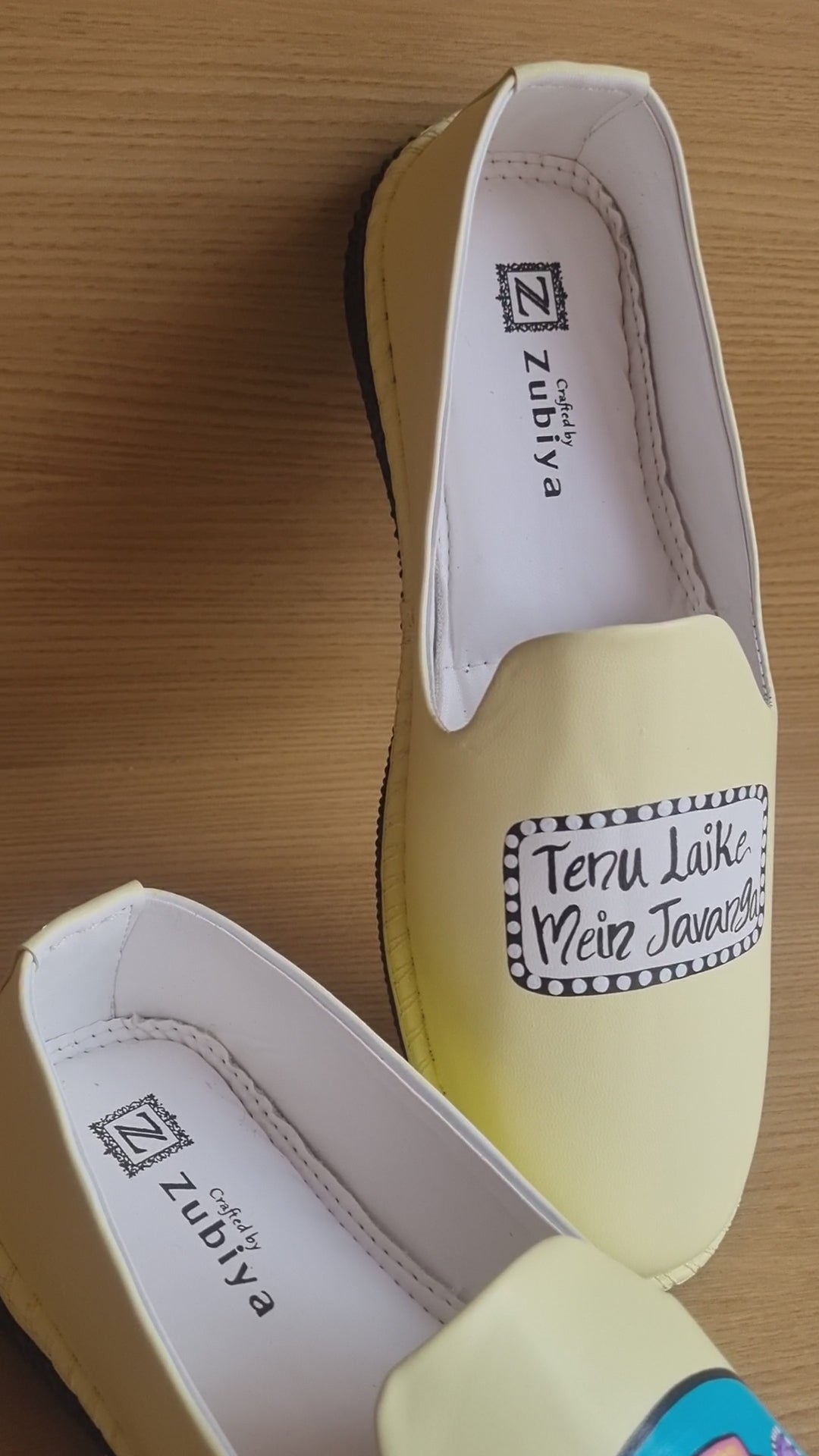 lime yellow tenu laike dulha mojris