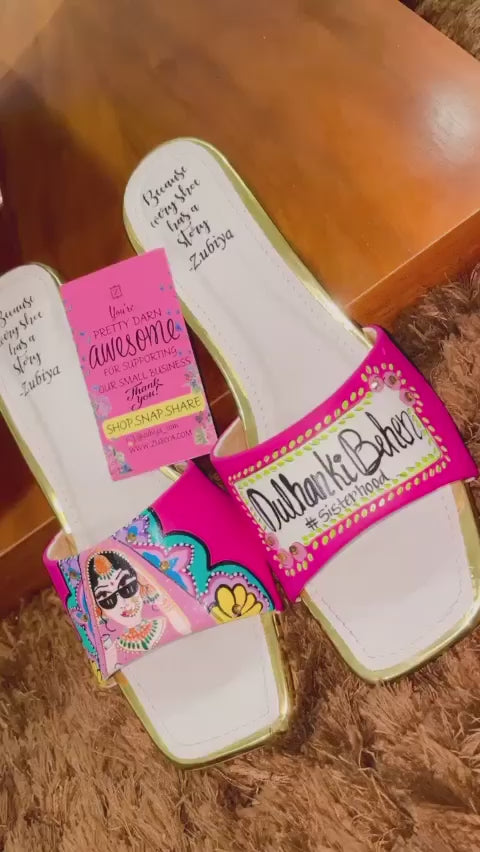 Dulhan ki behen hot pink heels