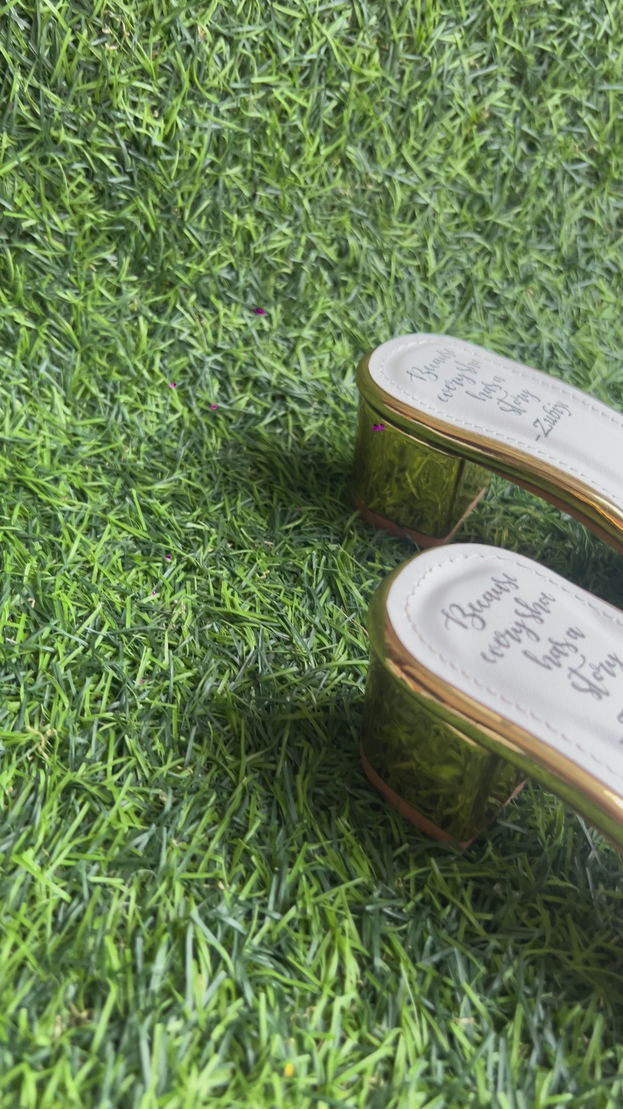 Powder blue swag dulhan Artwork Heels