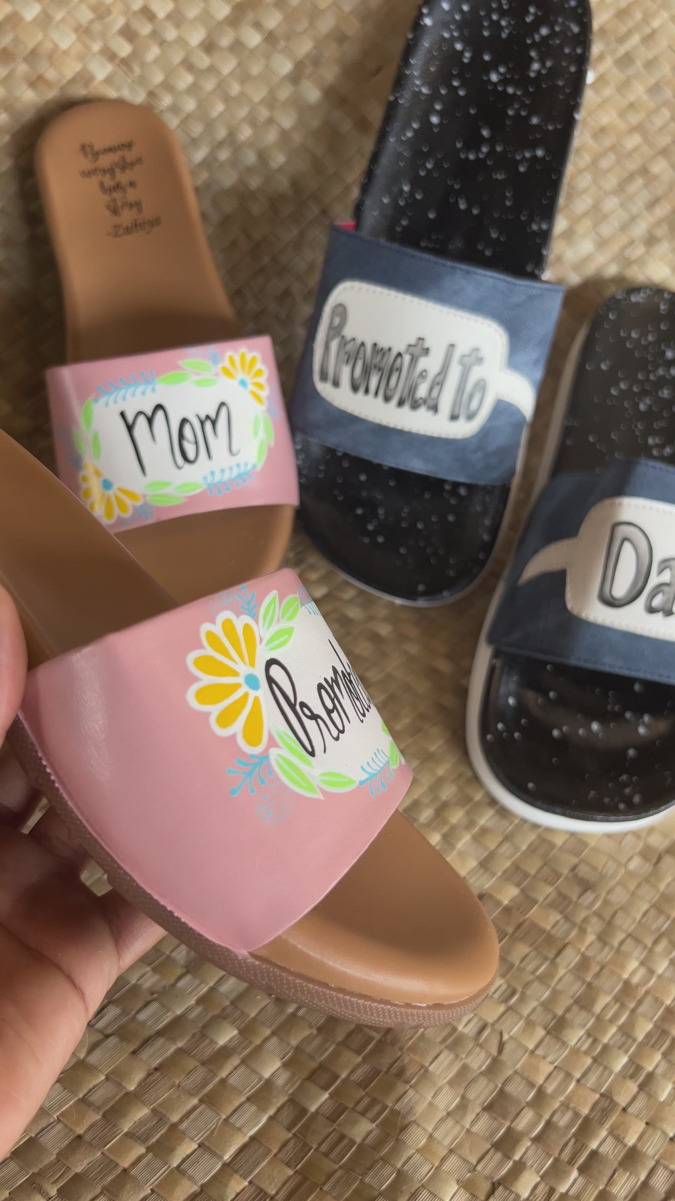 Promoted to mom- promoted to dad Slides