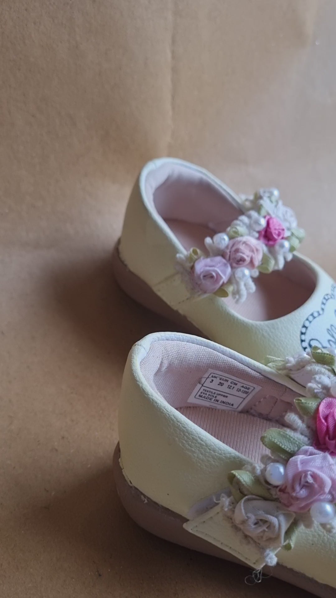 Lime yellow Closed boss baby sandals