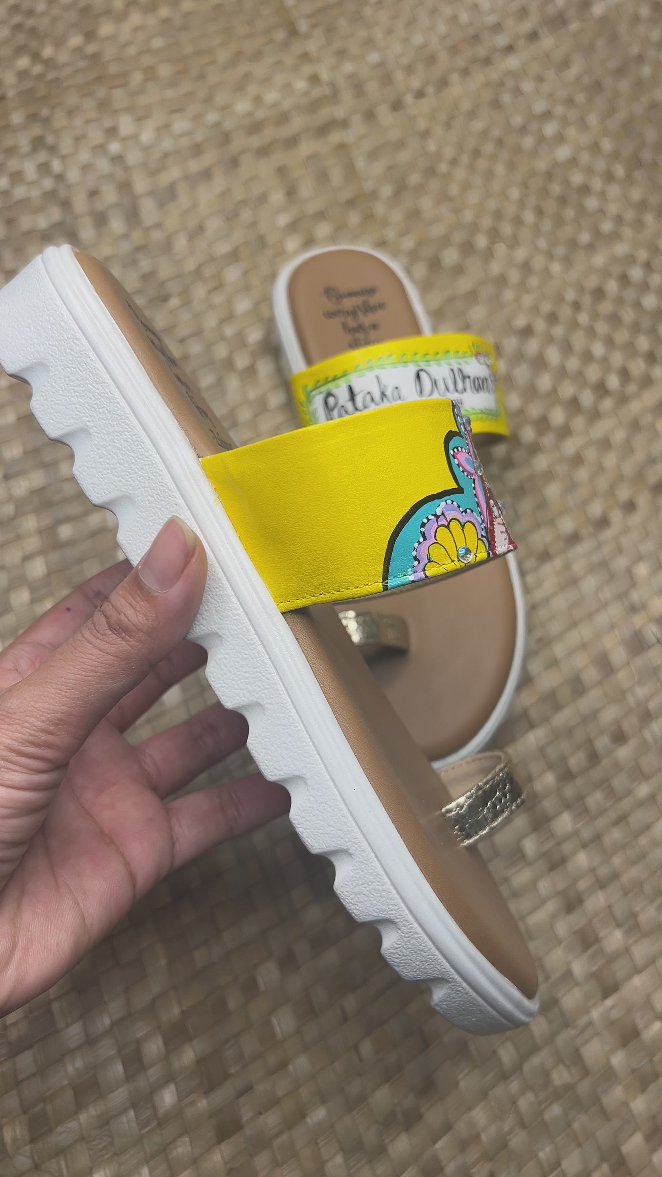 Yellow swag dulhan kohla slides