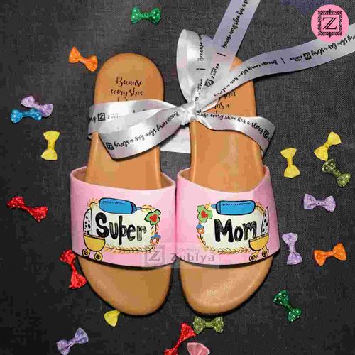 Super Mom Pink Baby Details Slides