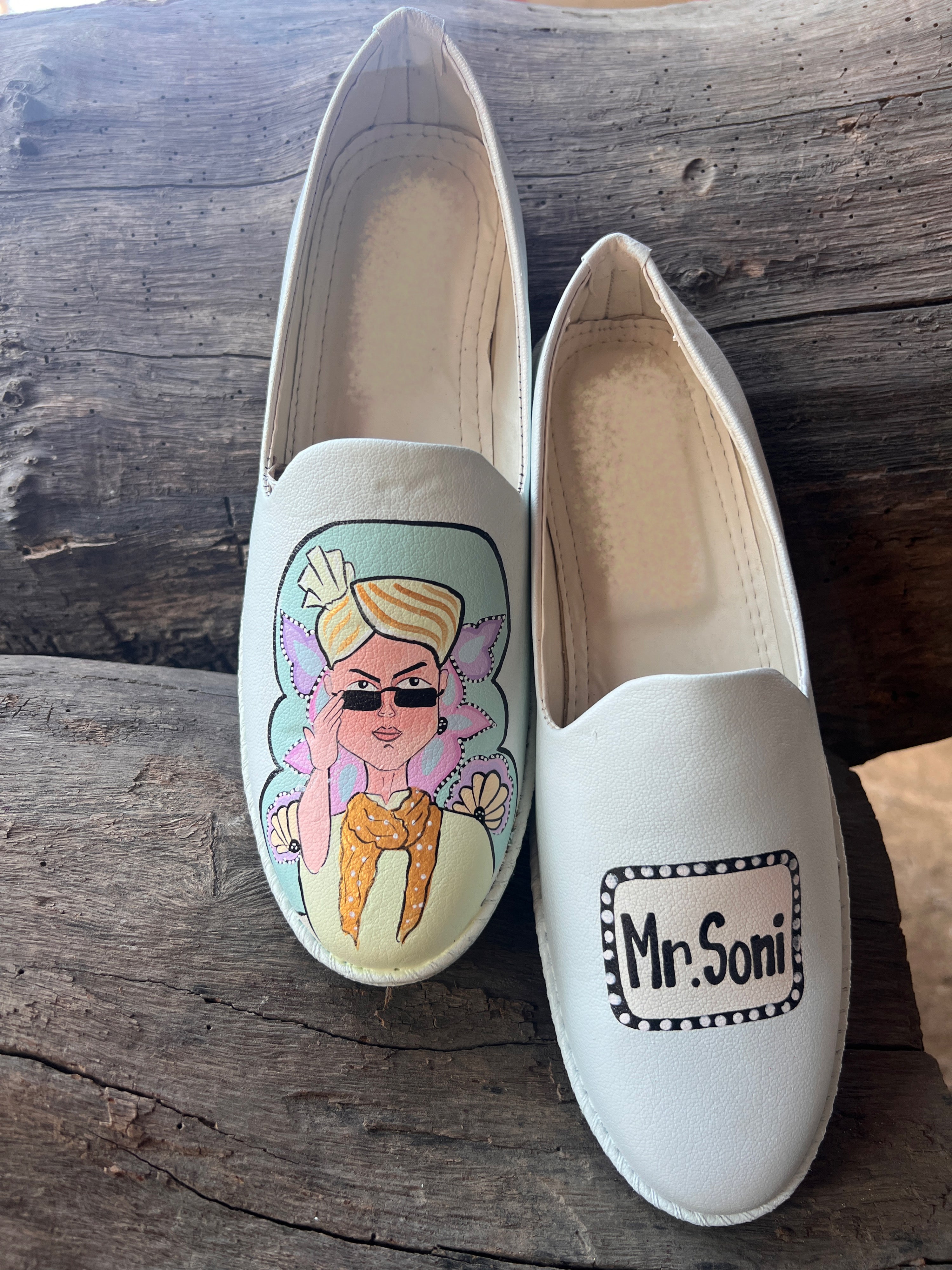 powder blue swag dulha mojris