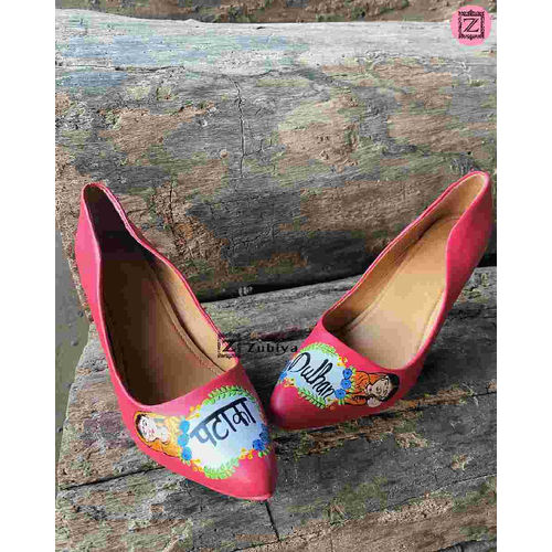 Dulhan Artwork- 3.5 Inch pencil Heel