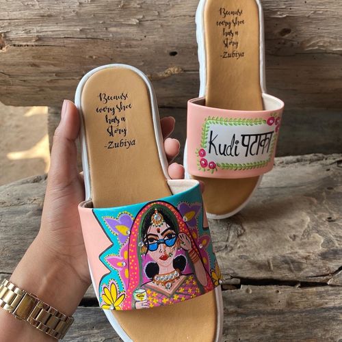 Peach Swag Dulhan Artwork Slides