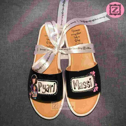 Pyari Masi Black Slides