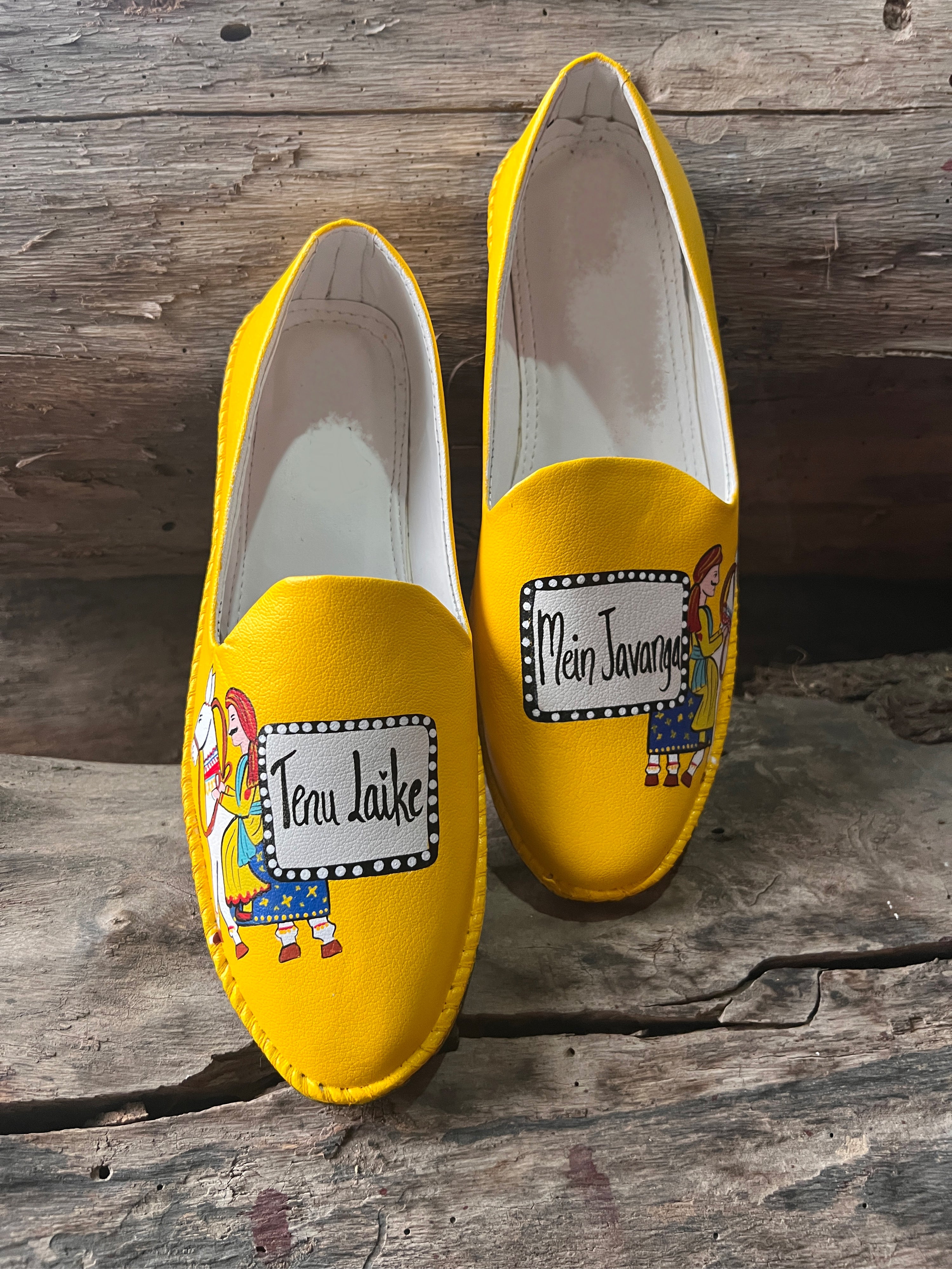 mens yellow ghodhi dulha mojris