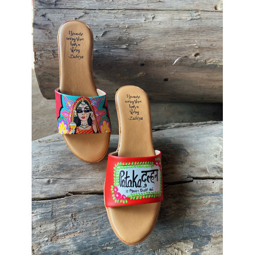 Swag Dulhan Artwork Wedges Heels