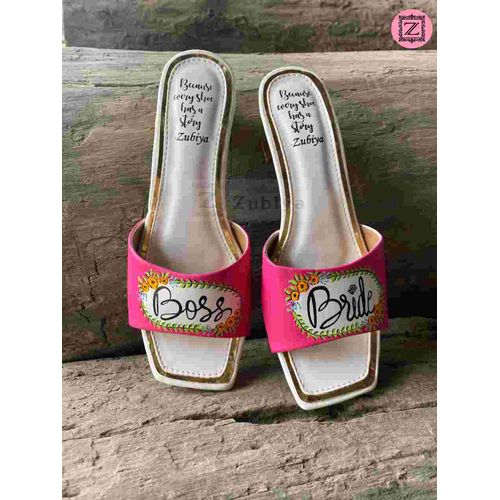 Hot Pink Boss Bride Heels