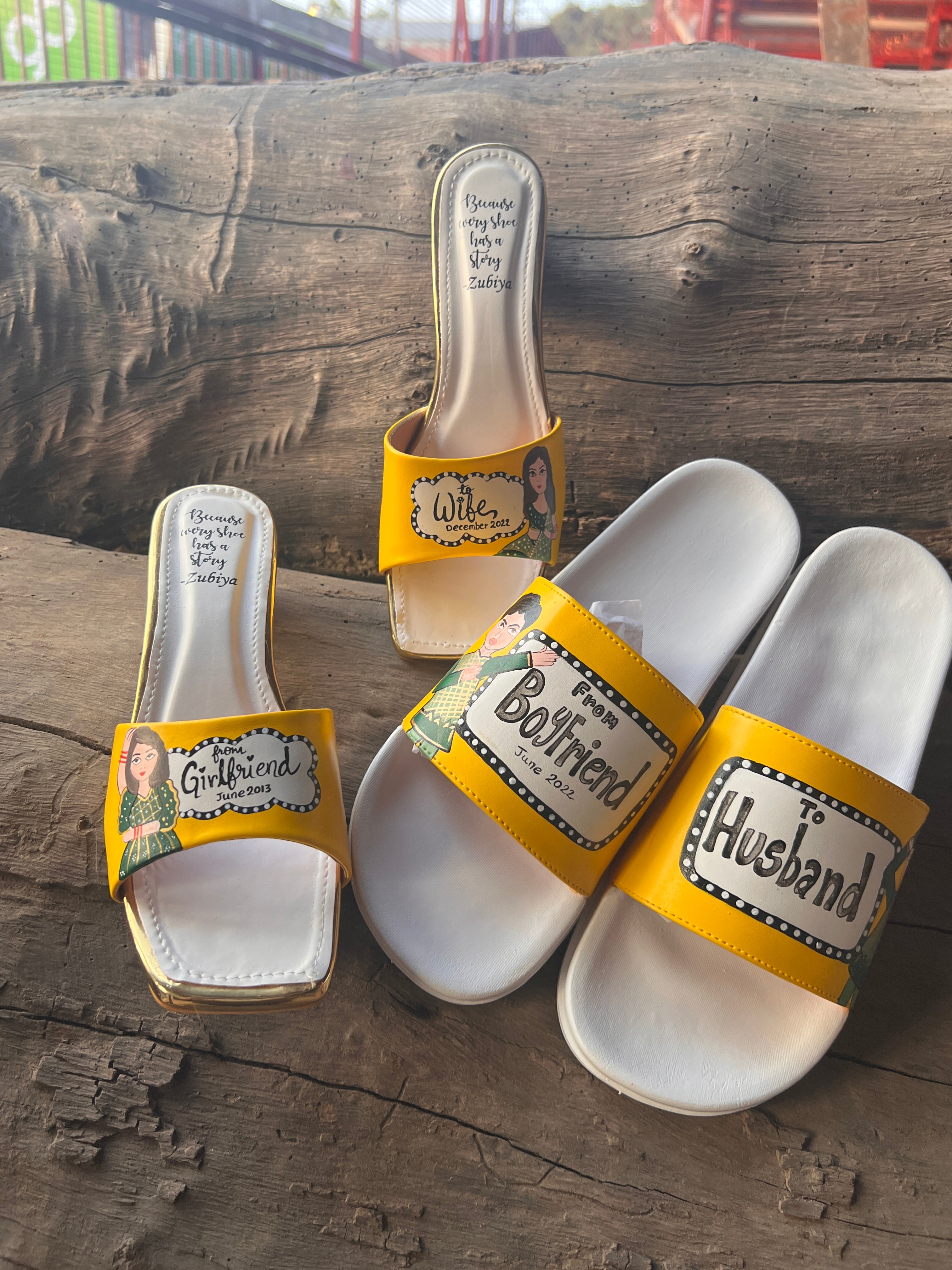 yellow dancing couple combo sliders