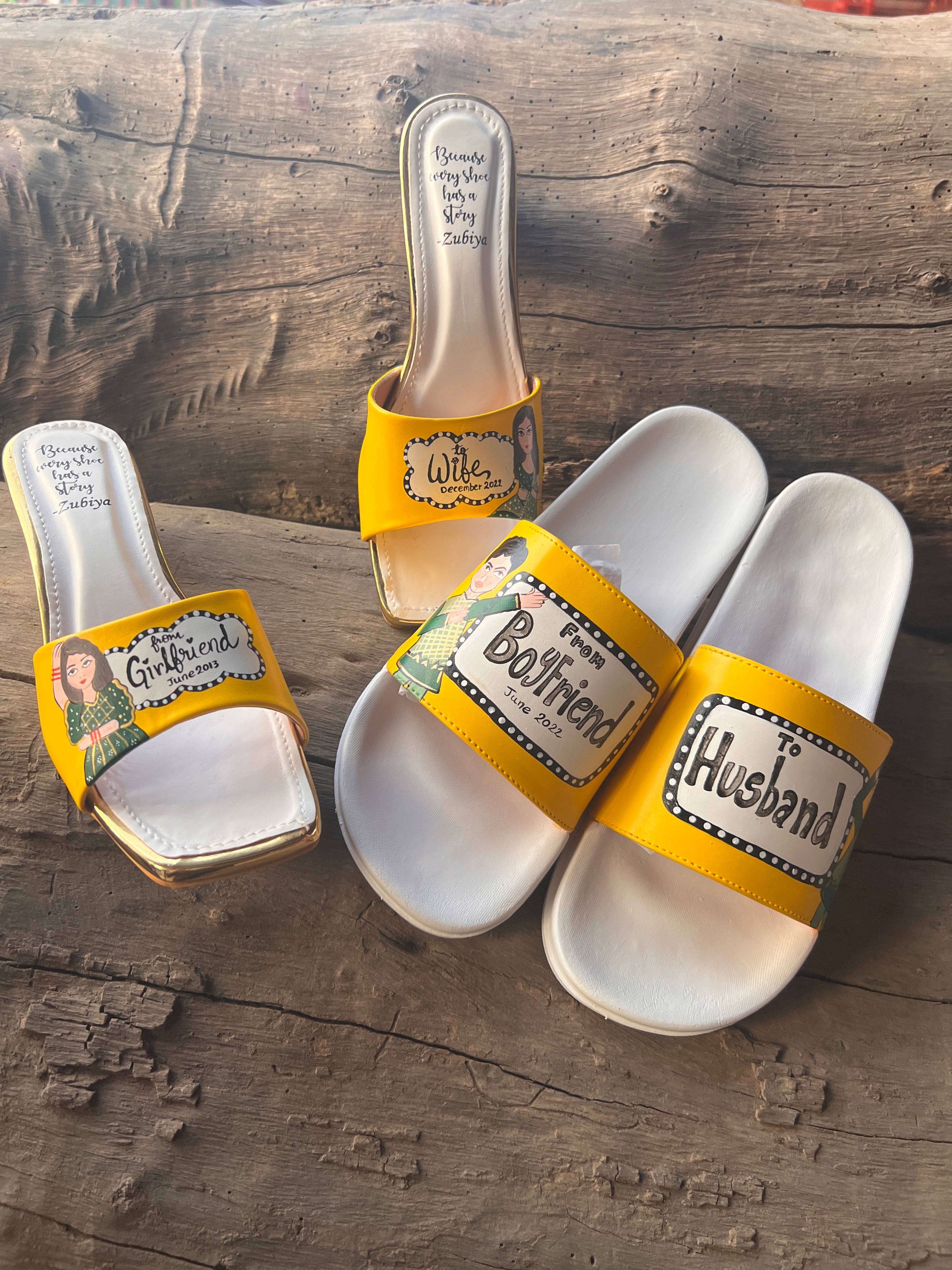 yellow dancing couple combo sliders