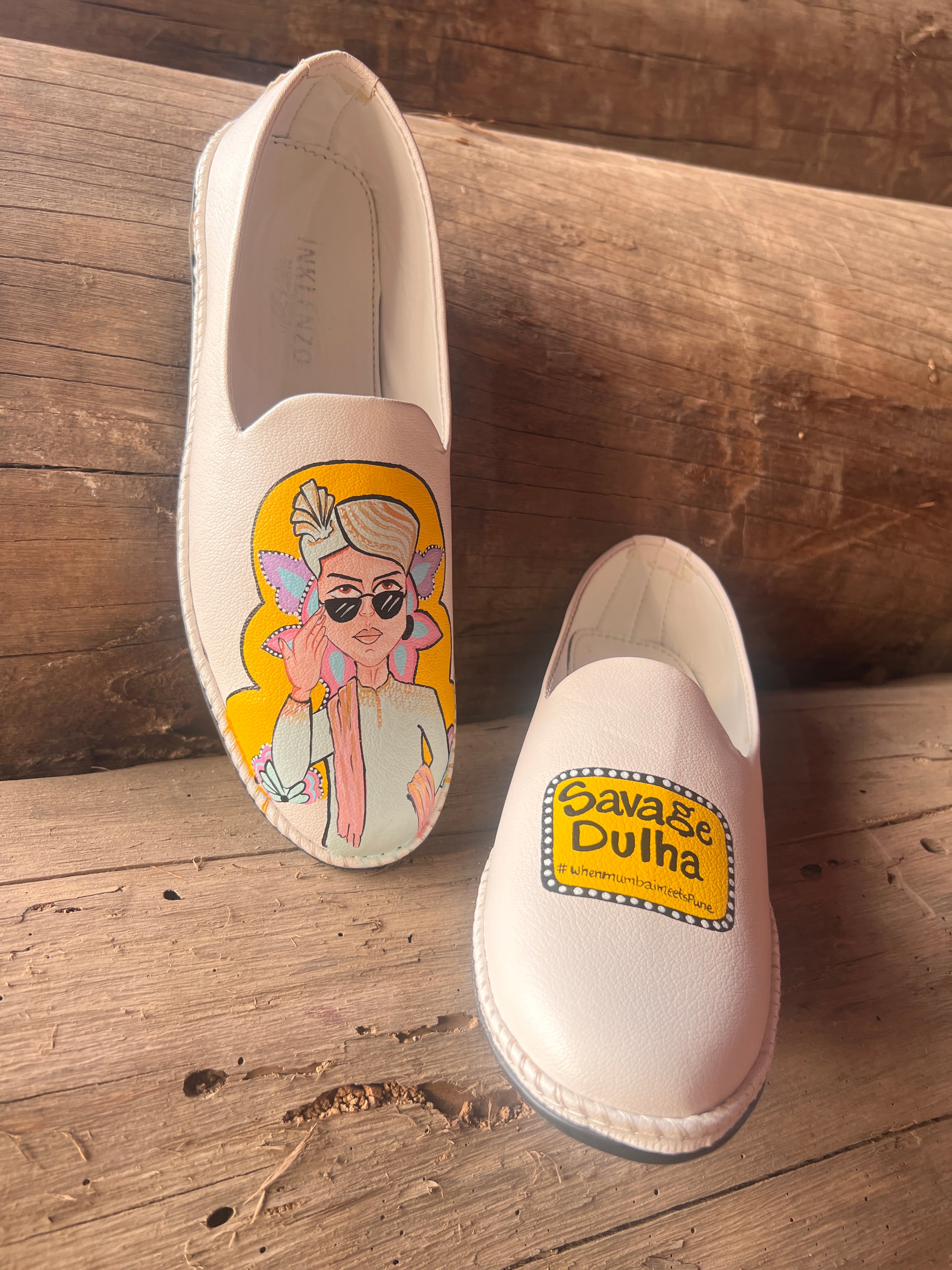 mens yellow tinch savage dulha mojris