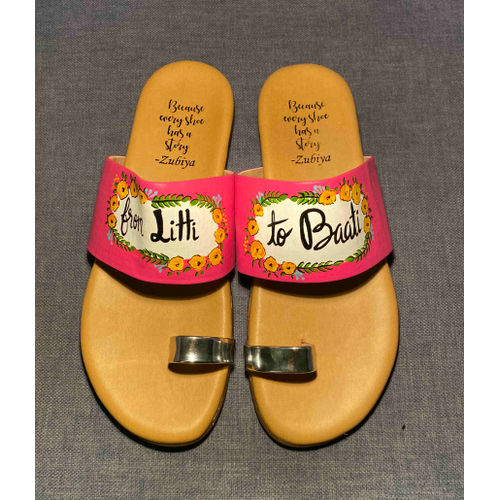 Pink Kohla Slides