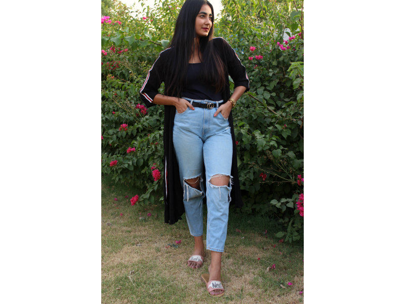 Black Is Black Cotton Shrug