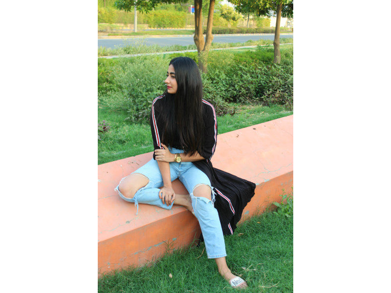 Black Is Black Cotton Shrug