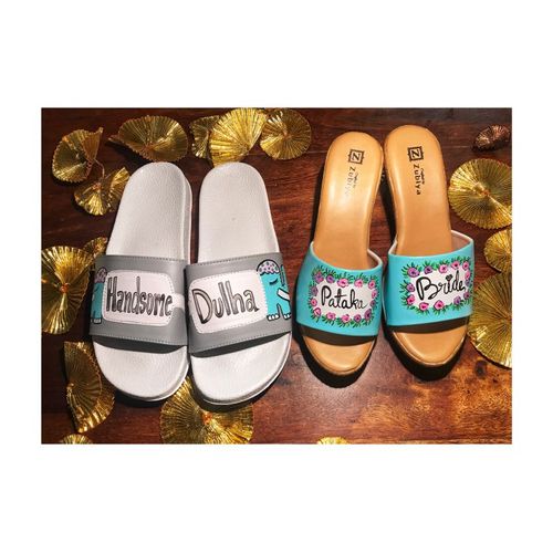 Handsome Dulha/Pataka Bride Wedges Combo