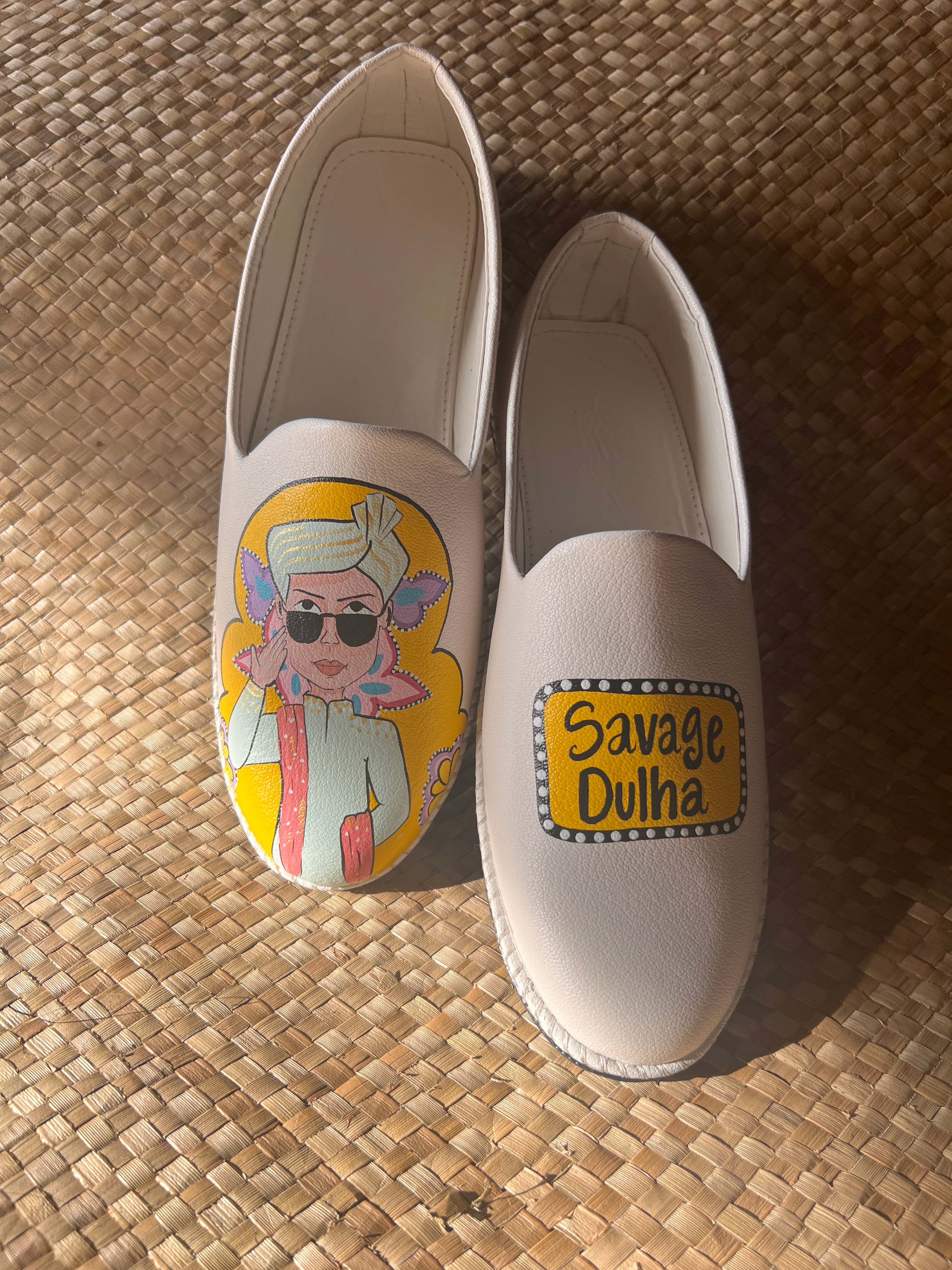 mens yellow tinch savage dulha mojris