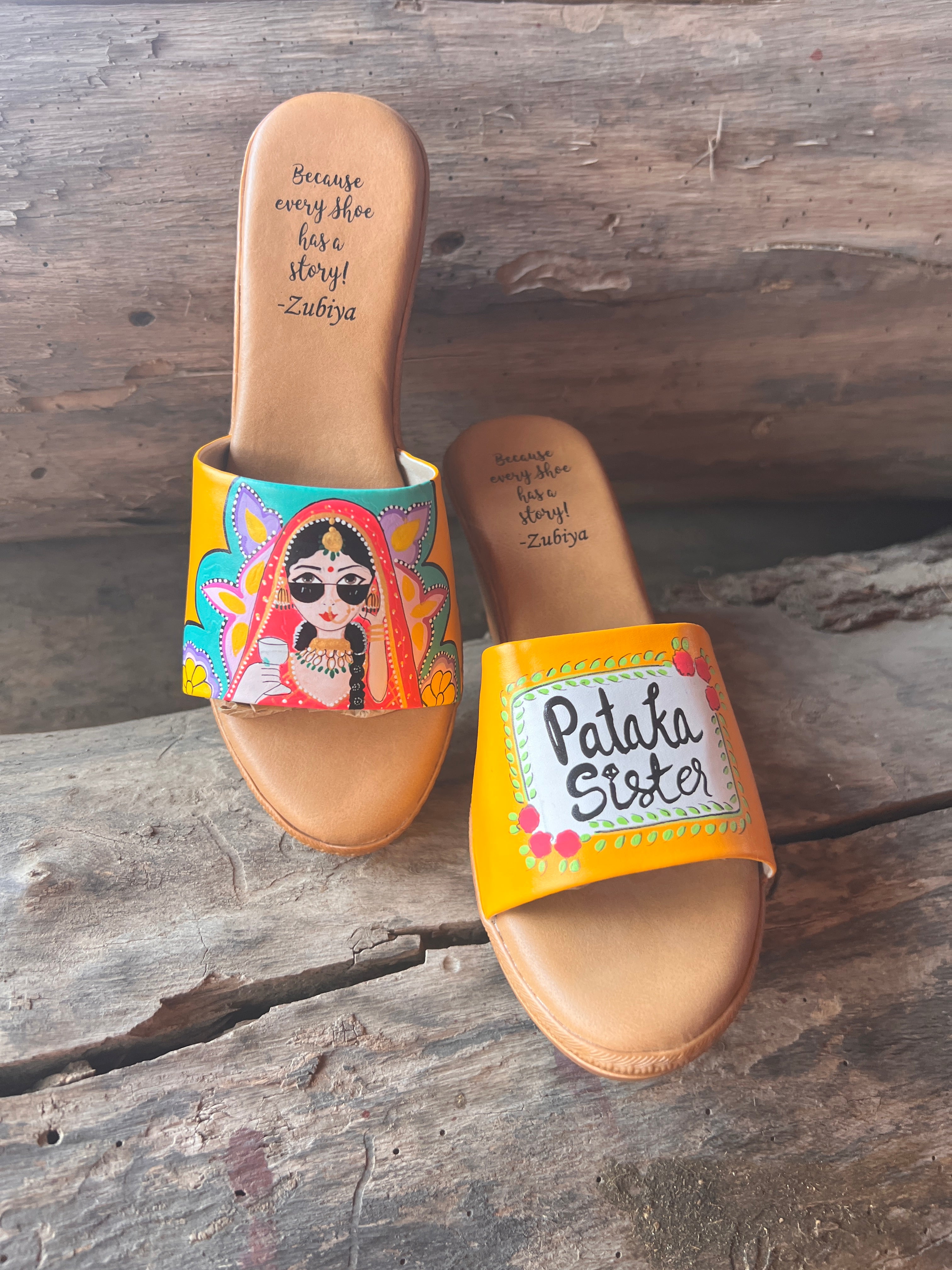 Pataka sister yellow Wedges