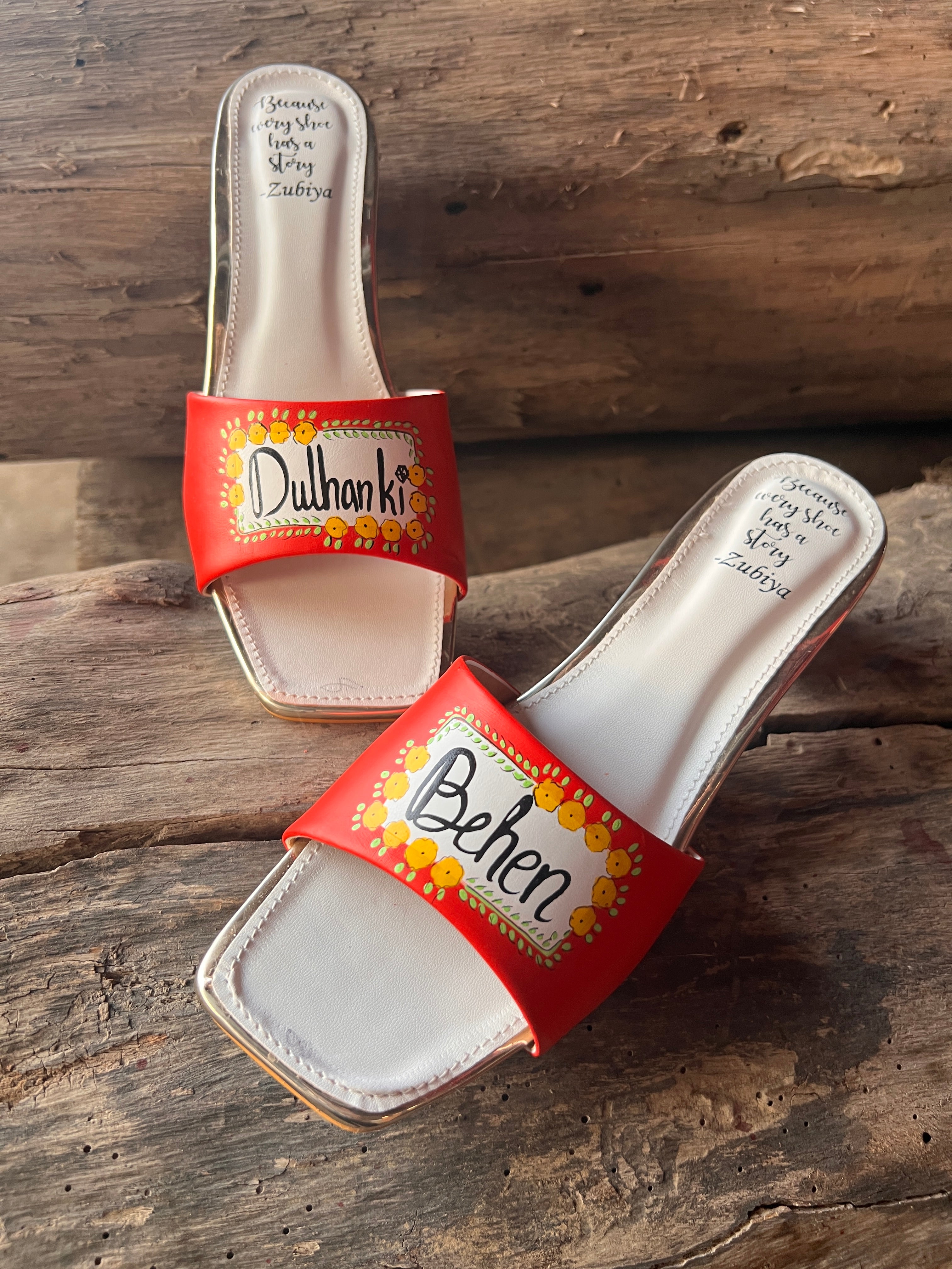 Red dulhan ki behen Kitten Heels