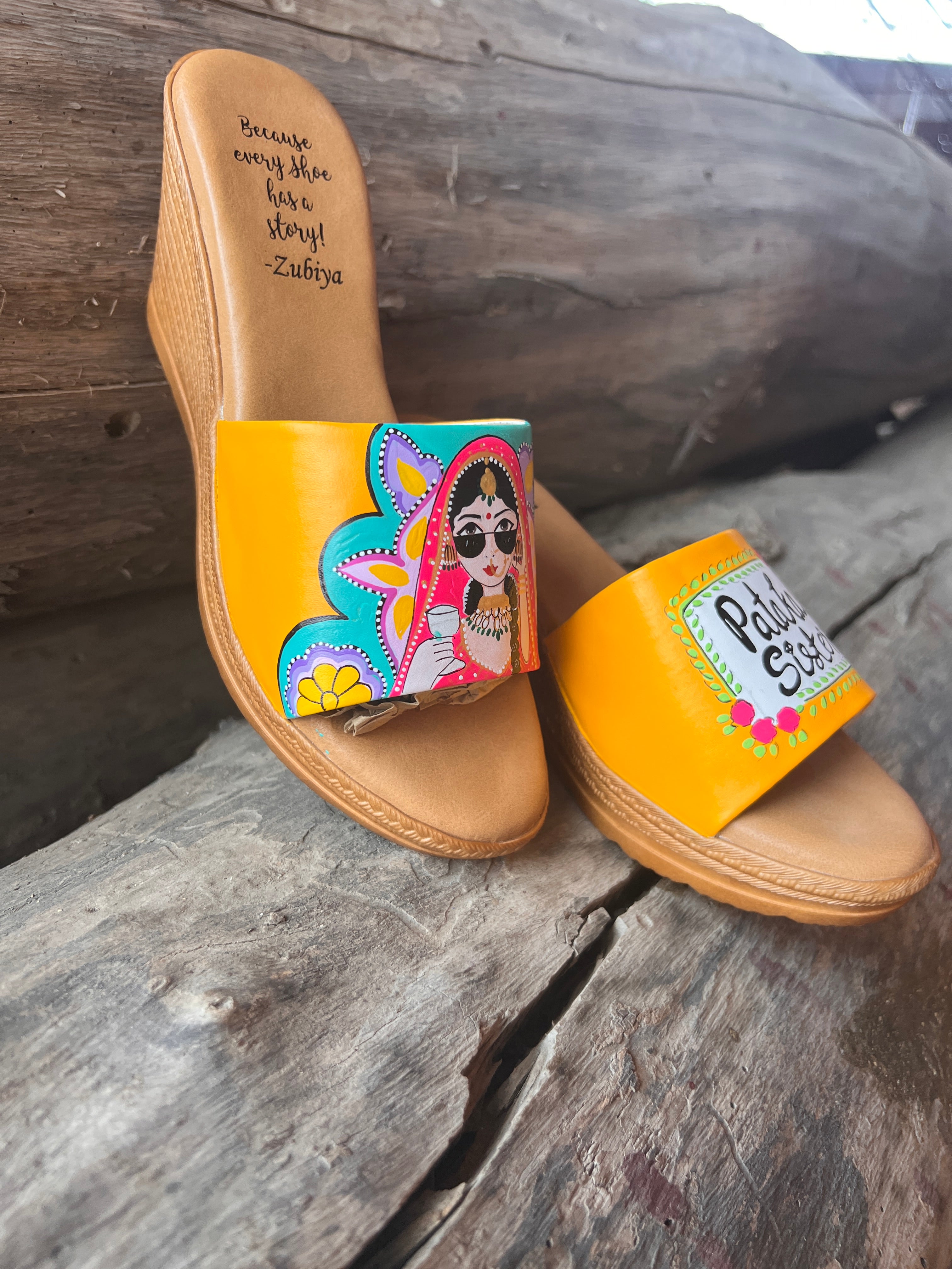 Pataka sister yellow Wedges
