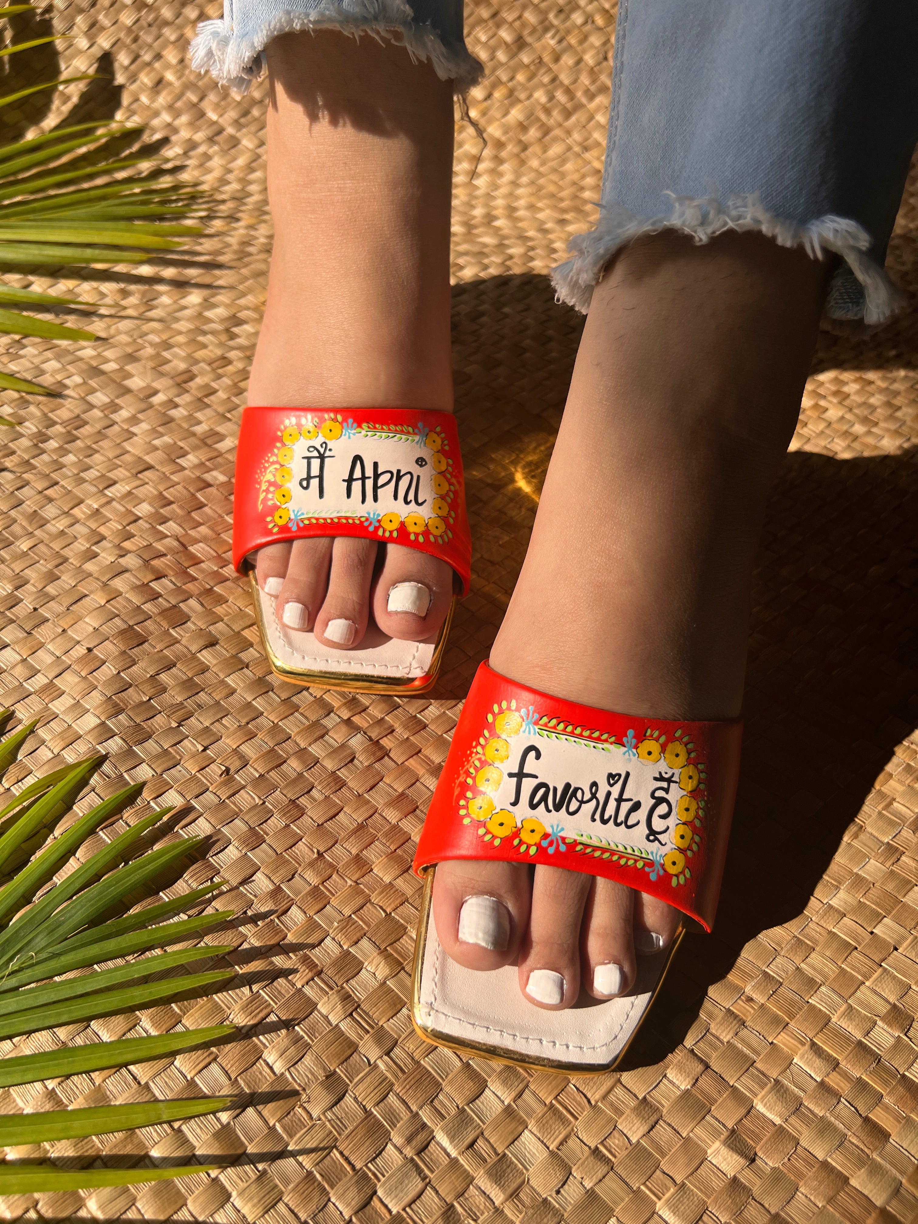 Mein apni favorite hun red heels