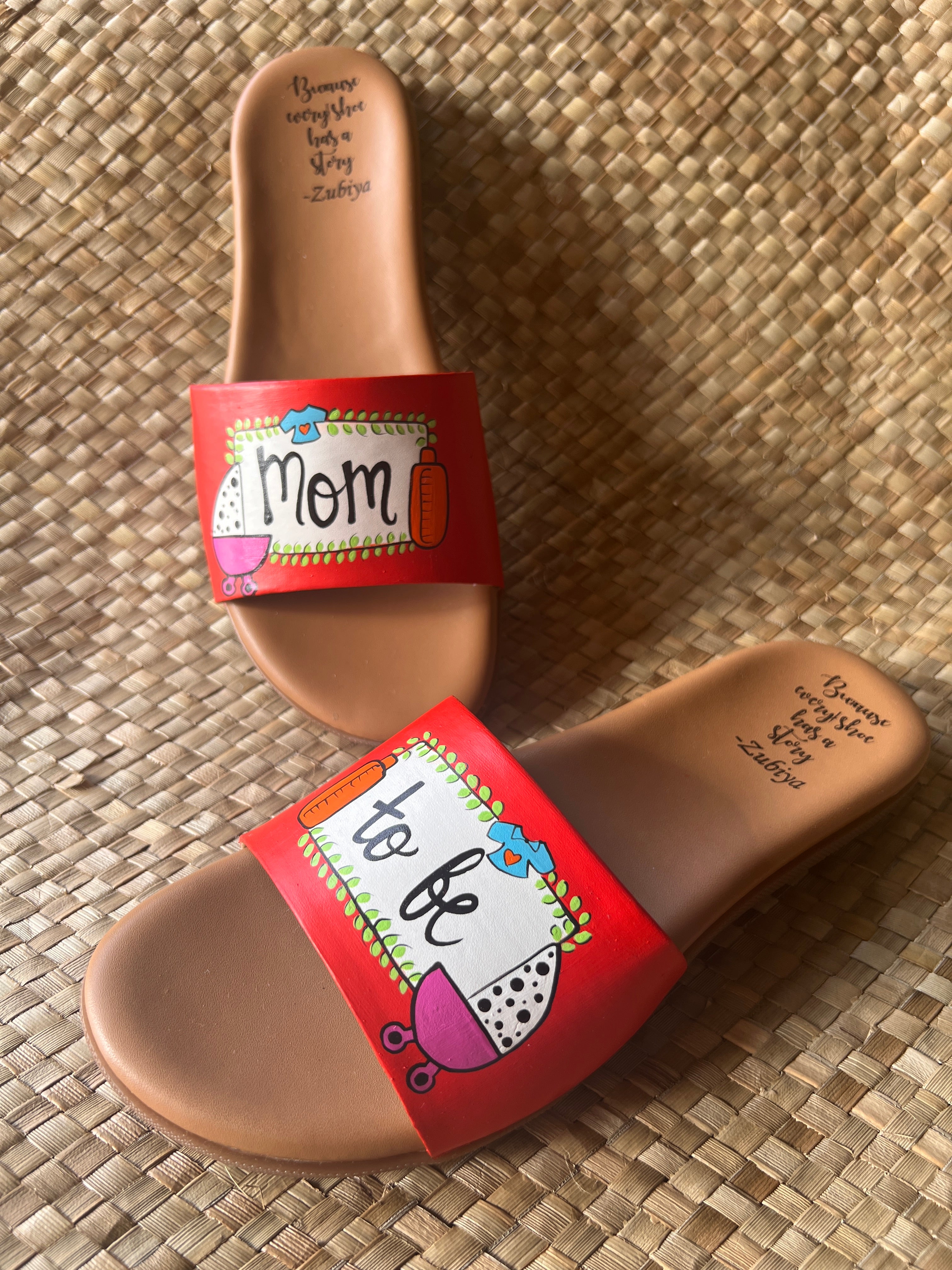 Mom To Be (Red) Slides
