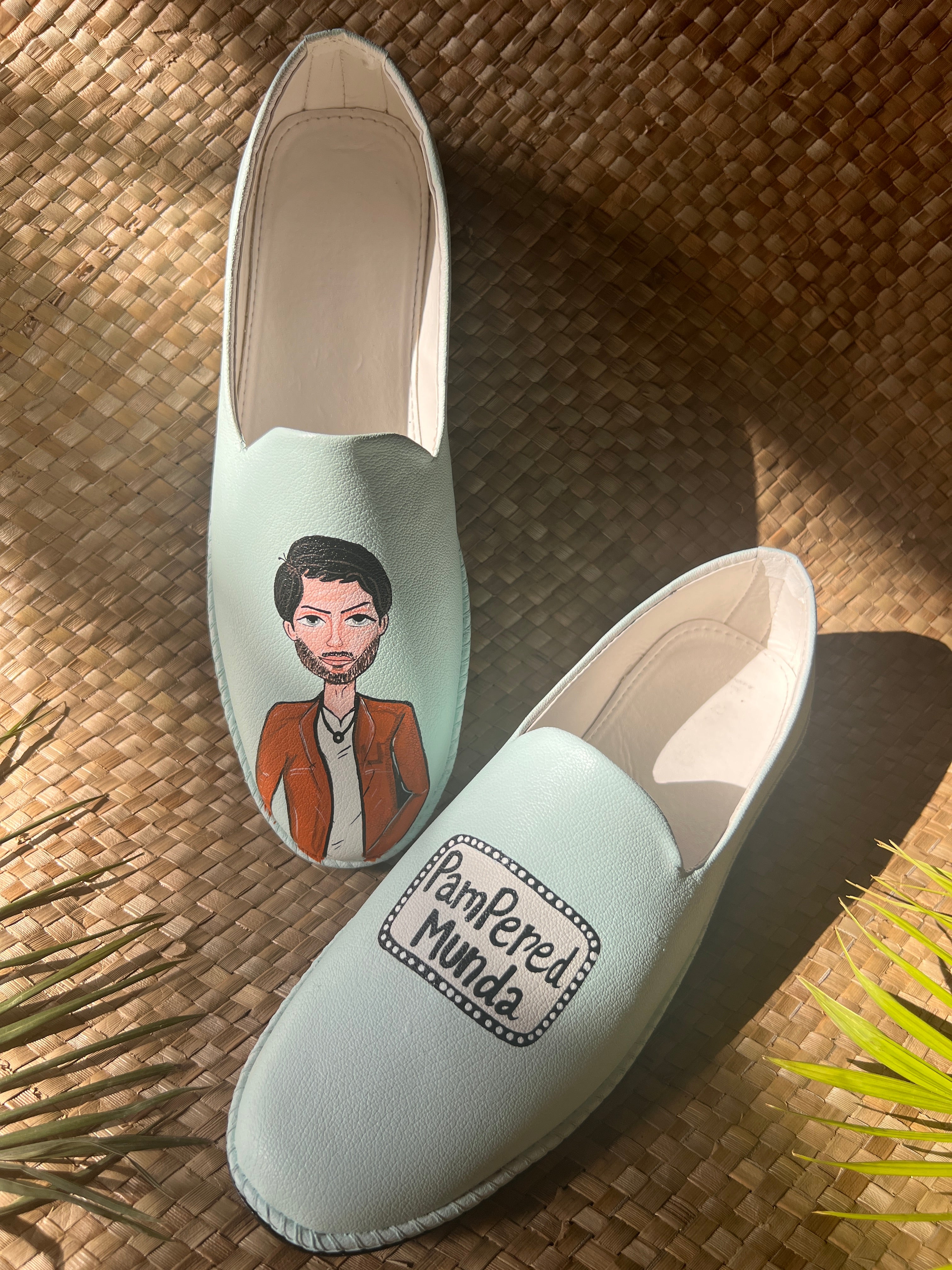 Powder blue cutesy couple combo