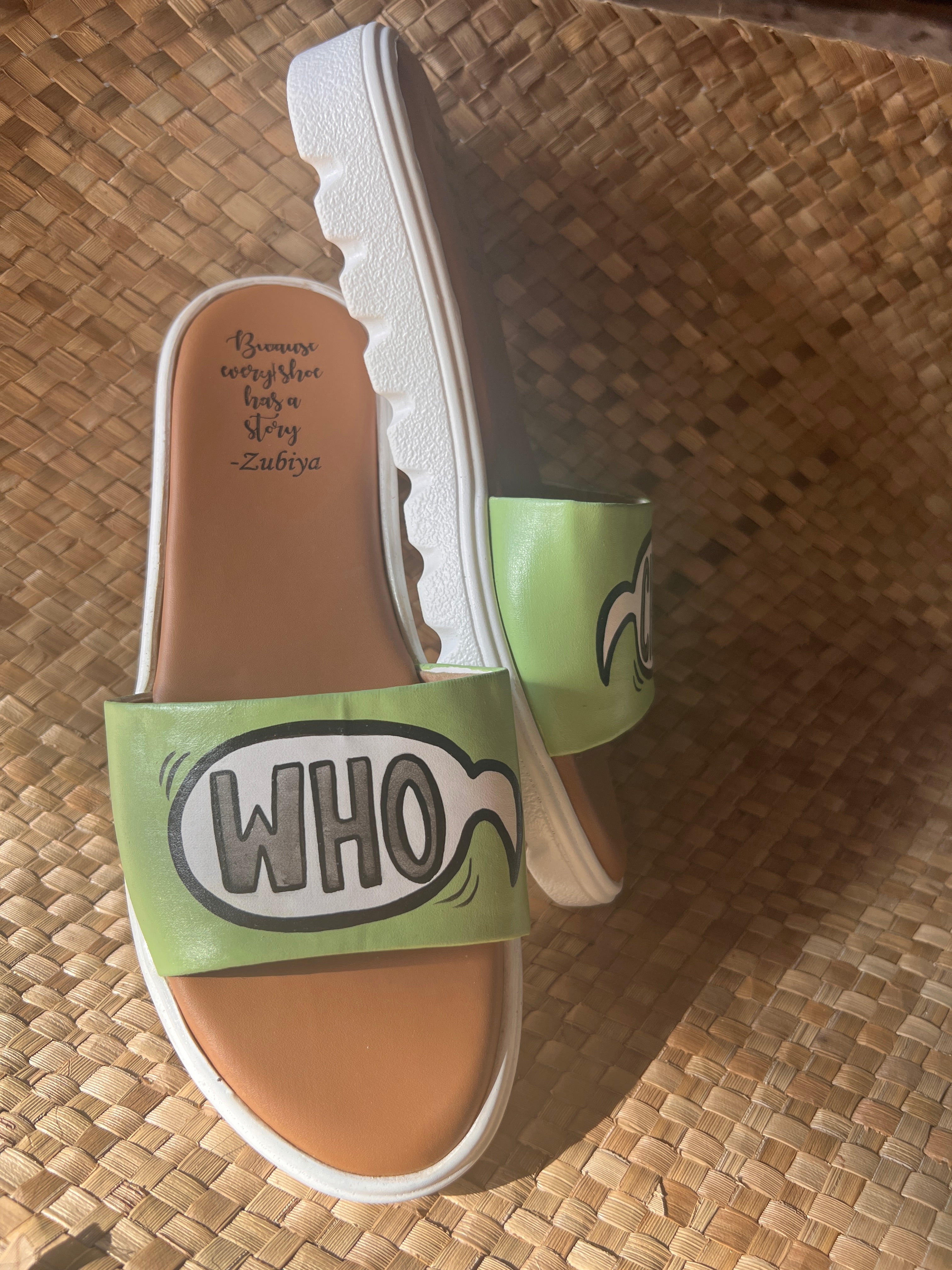 Who cares? Chalk mint slides