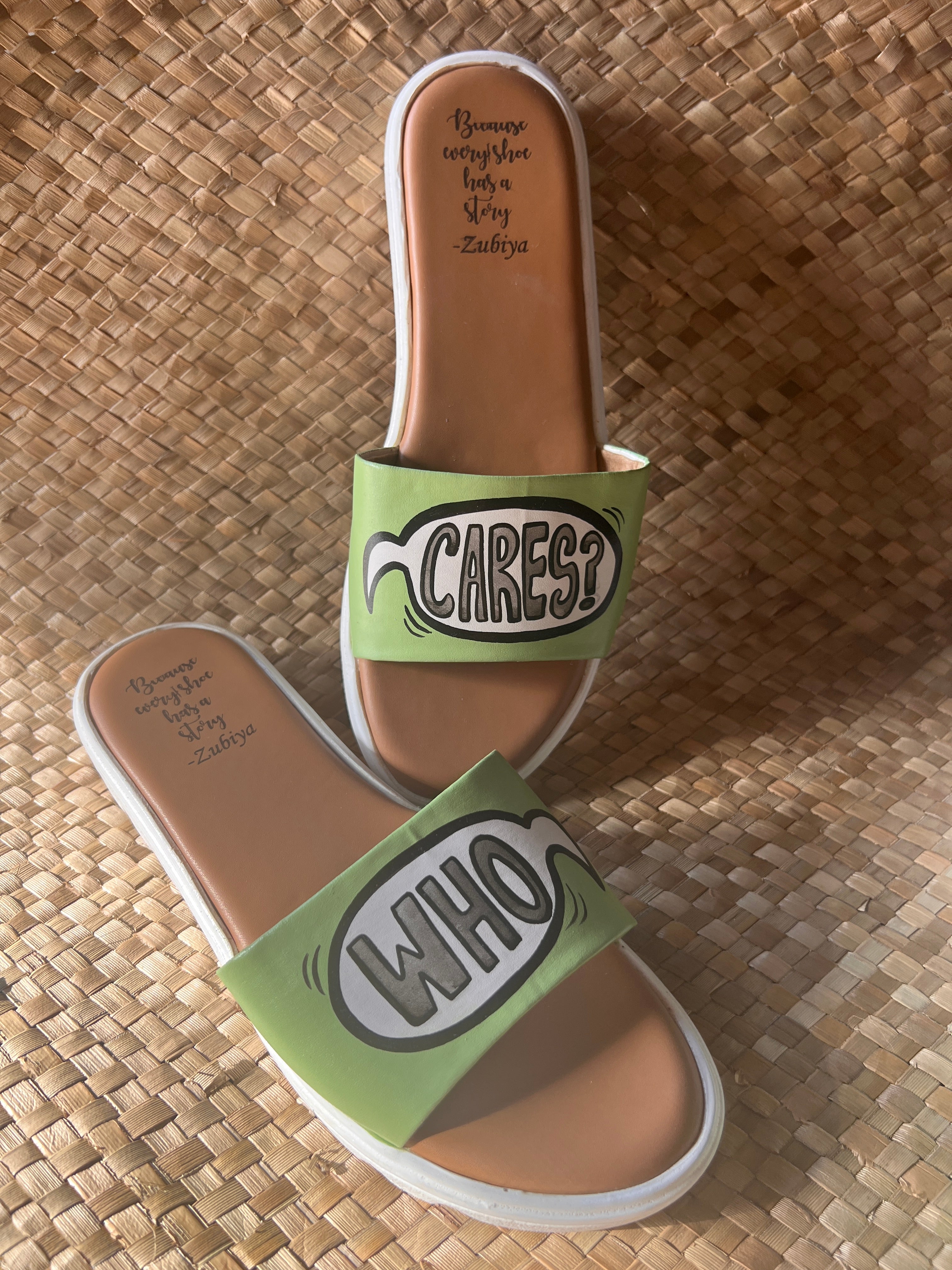 Who cares? Chalk mint slides